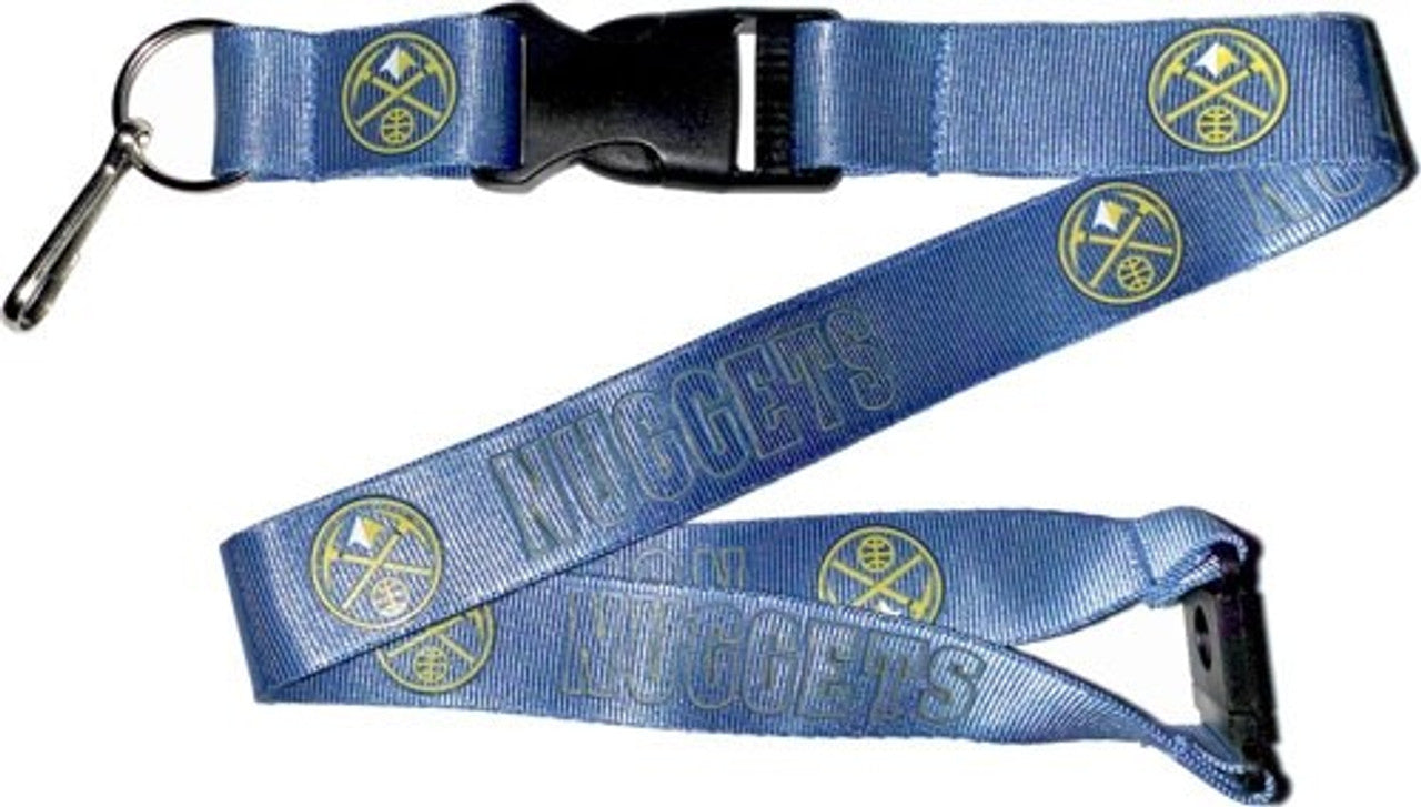 Denver Nuggets Lanyard Blue - Special Order - Sports Collectibles, Sports Memorabilia, Sports Fan Shop, Sports Gifts