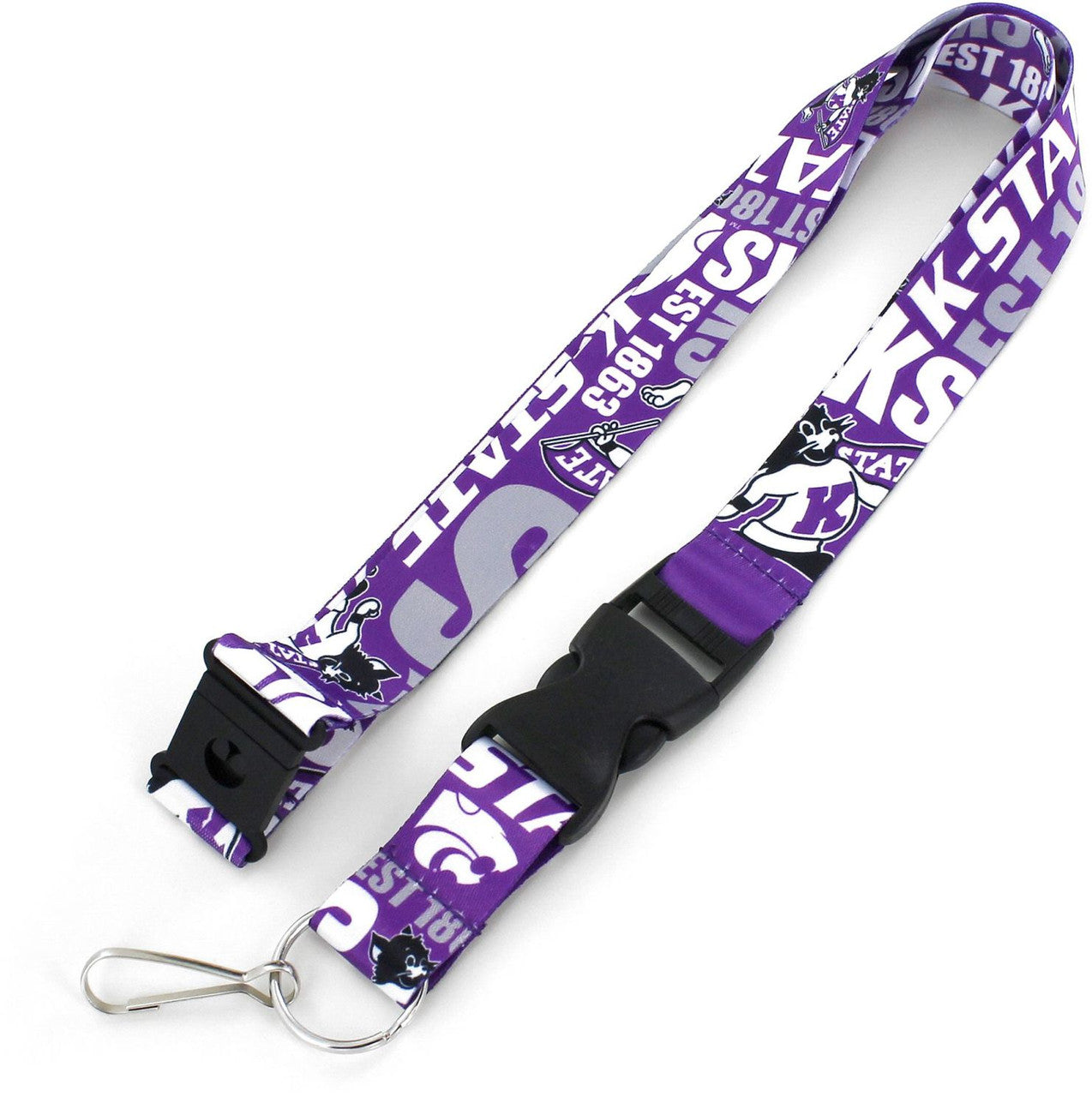 Kansas State Wildcats Lanyard Breakaway Style Dynamic Design - Sports Collectibles, Sports Memorabilia, Sports Fan Shop, Sports Gifts