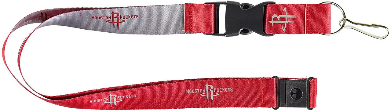Houston Rockets Lanyard Reversible Alternate Special Order - Sports Collectibles, Sports Memorabilia, Sports Fan Shop, Sports Gifts