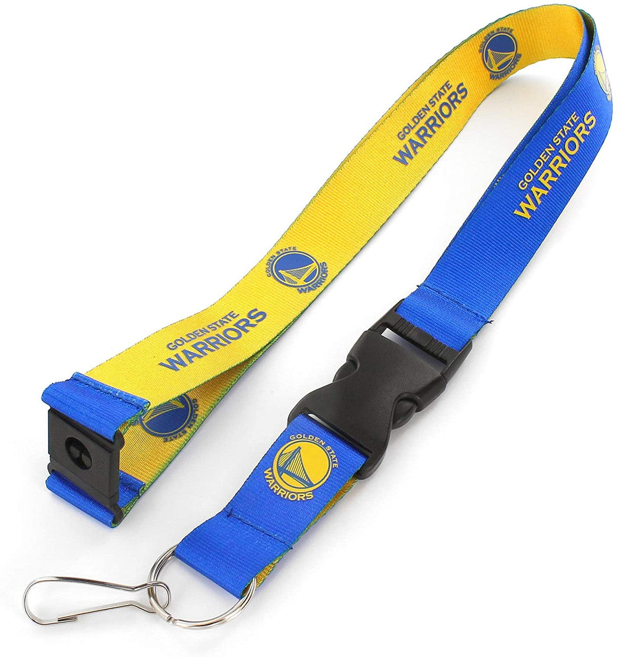 Golden State Warriors Lanyard Reversible - Sports Collectibles, Sports Memorabilia, Sports Fan Shop, Sports Gifts