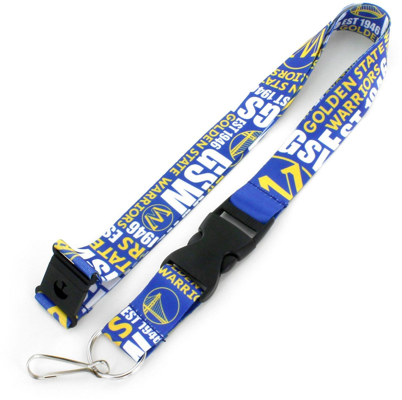 Golden State Warriors Lanyard Breakaway Style Dynamic Design Special Order - Sports Collectibles, Sports Memorabilia, Sports Fan Shop, Sports Gifts