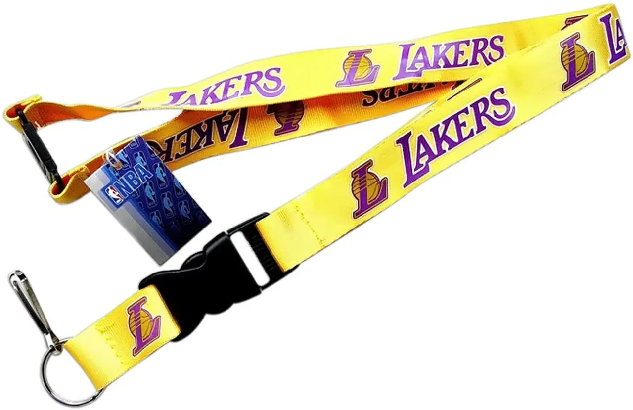 Los Angeles Lakers Lanyard Yellow - 757 Sports Collectibles