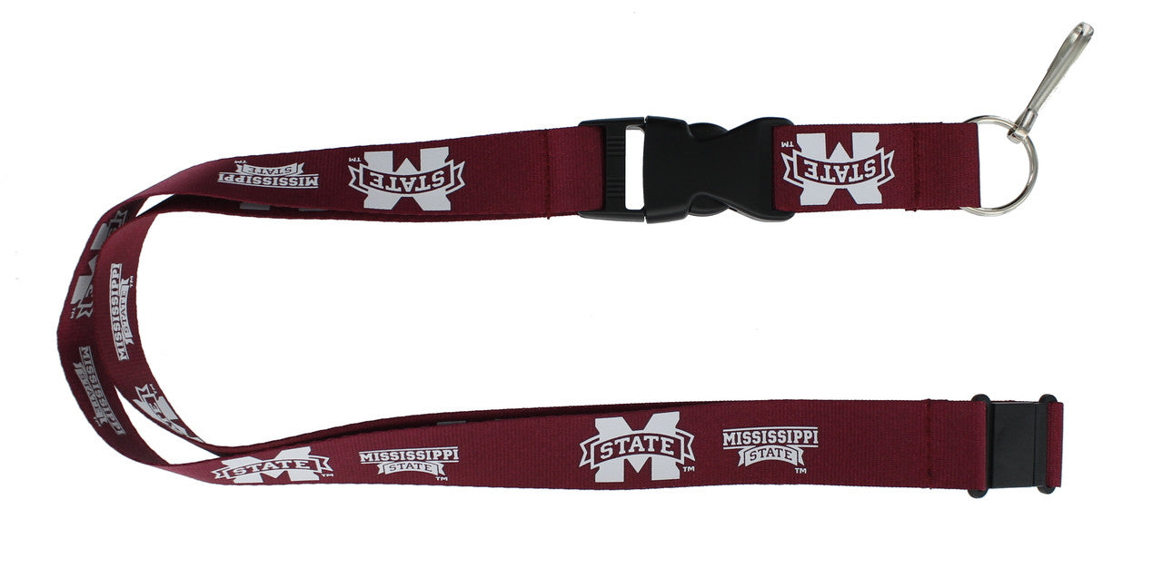 Mississippi State Bulldogs Lanyard Maroon - Special Order - Sports Collectibles, Sports Memorabilia, Sports Fan Shop, Sports Gifts