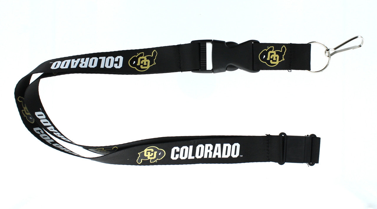 Colorado Buffaloes Lanyard Black - Special Order - Sports Collectibles, Sports Memorabilia, Sports Fan Shop, Sports Gifts
