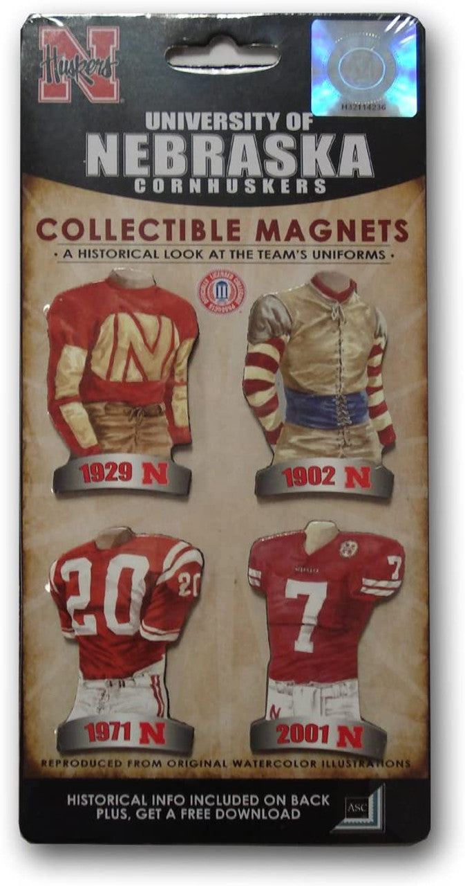 Nebraska Cornhuskers Magnet 4 Pack Collectible CO - Sports Collectibles, Sports Memorabilia, Sports Fan Shop, Sports Gifts