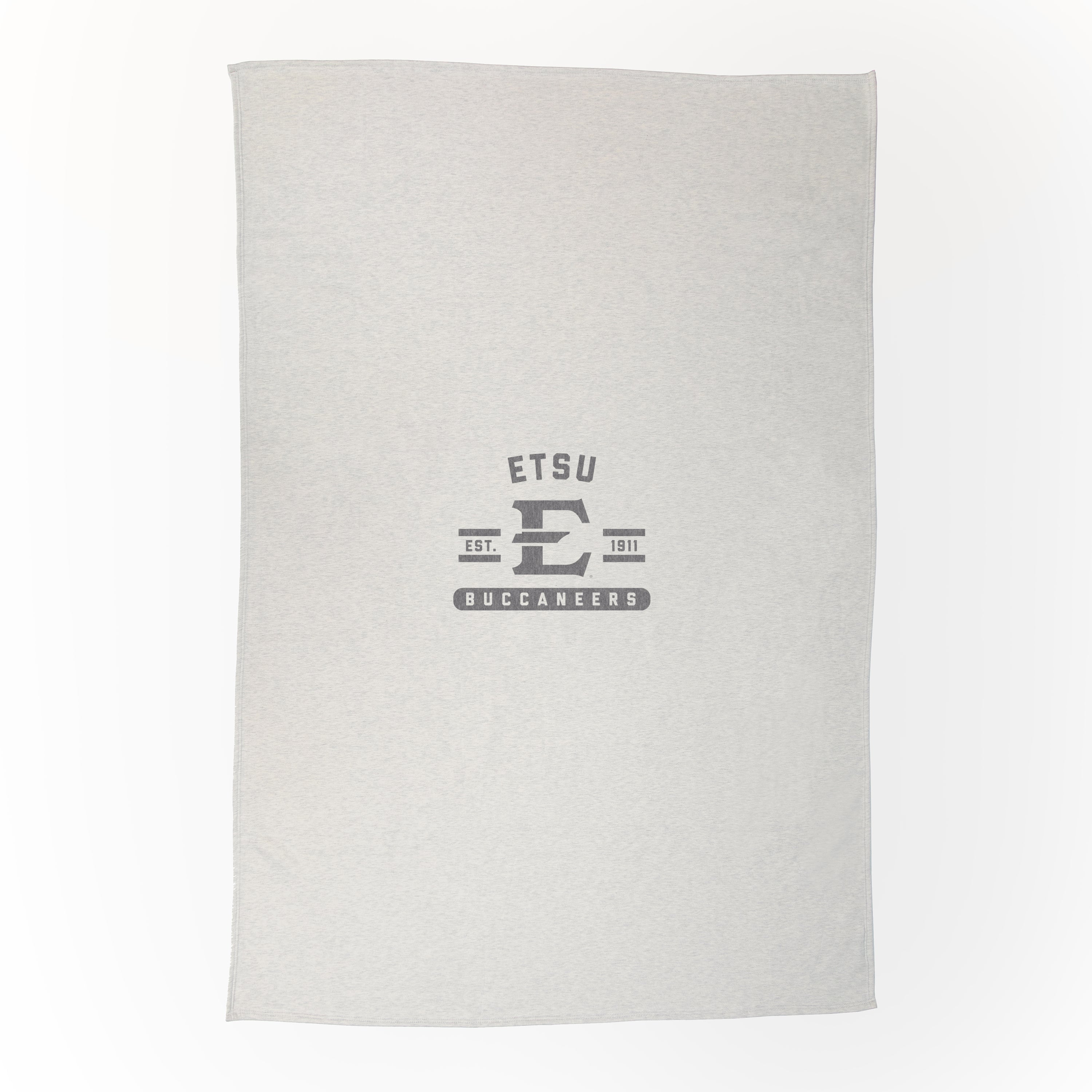 East TN State Oatmeal Sweatshirt Blanket