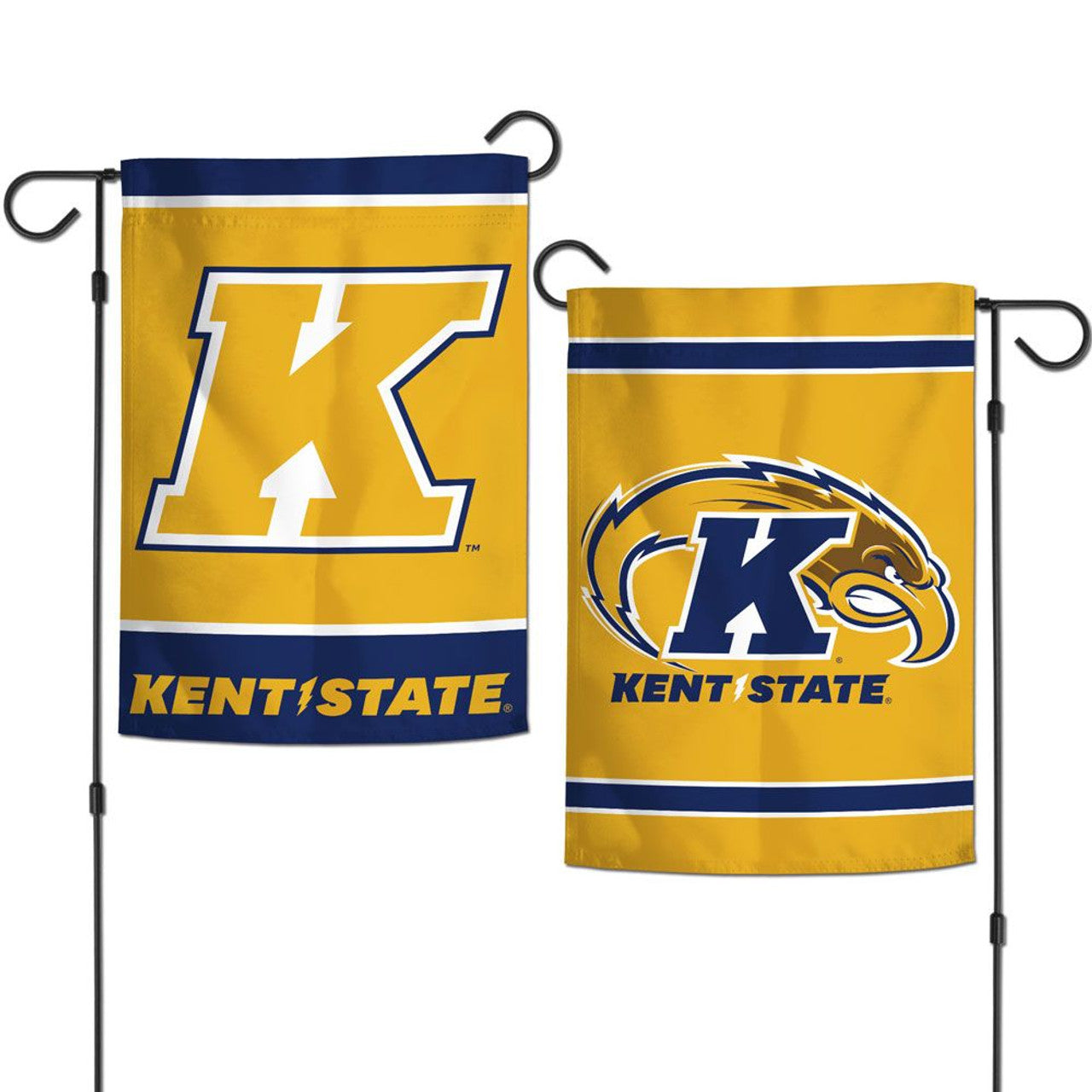 Kent State Golden Flashes Flag 12x18 Garden Style 2 Sided Special Order