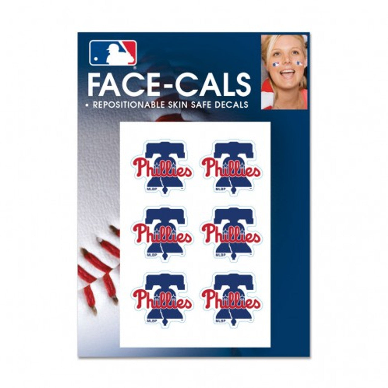Philadelphia Phillies Tattoo Face Cals Special Order - Sports Collectibles, Sports Memorabilia, Sports Fan Shop, Sports Gifts