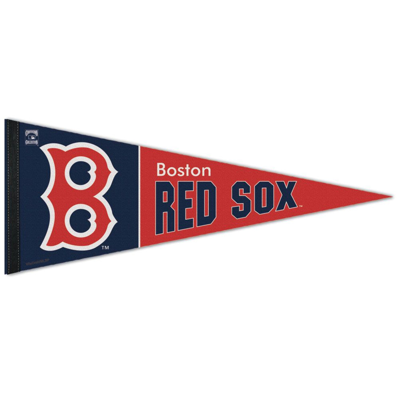 Boston Red Sox Pennant 12x30 Premium Style Cooperstown Design - Special Order - Sports Collectibles, Sports Memorabilia, Sports Fan Shop, Sports Gifts