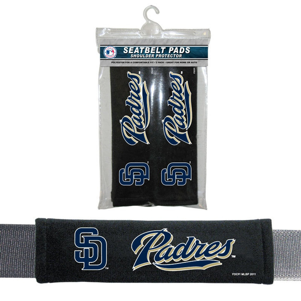 San Diego Padres Seat Belt Pads CO - Sports Collectibles, Sports Memorabilia, Sports Fan Shop, Sports Gifts