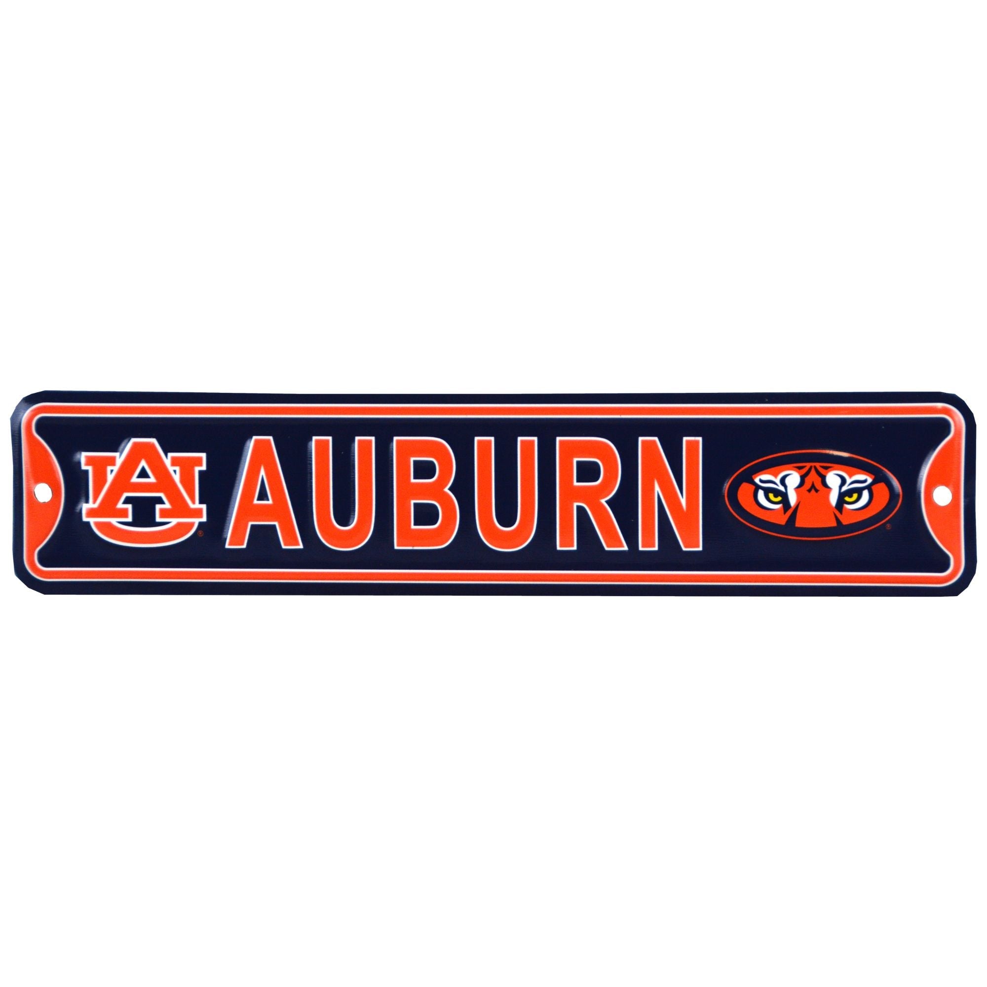 Auburn Tigers - Steel Embossed NCAA Mini Street Sign