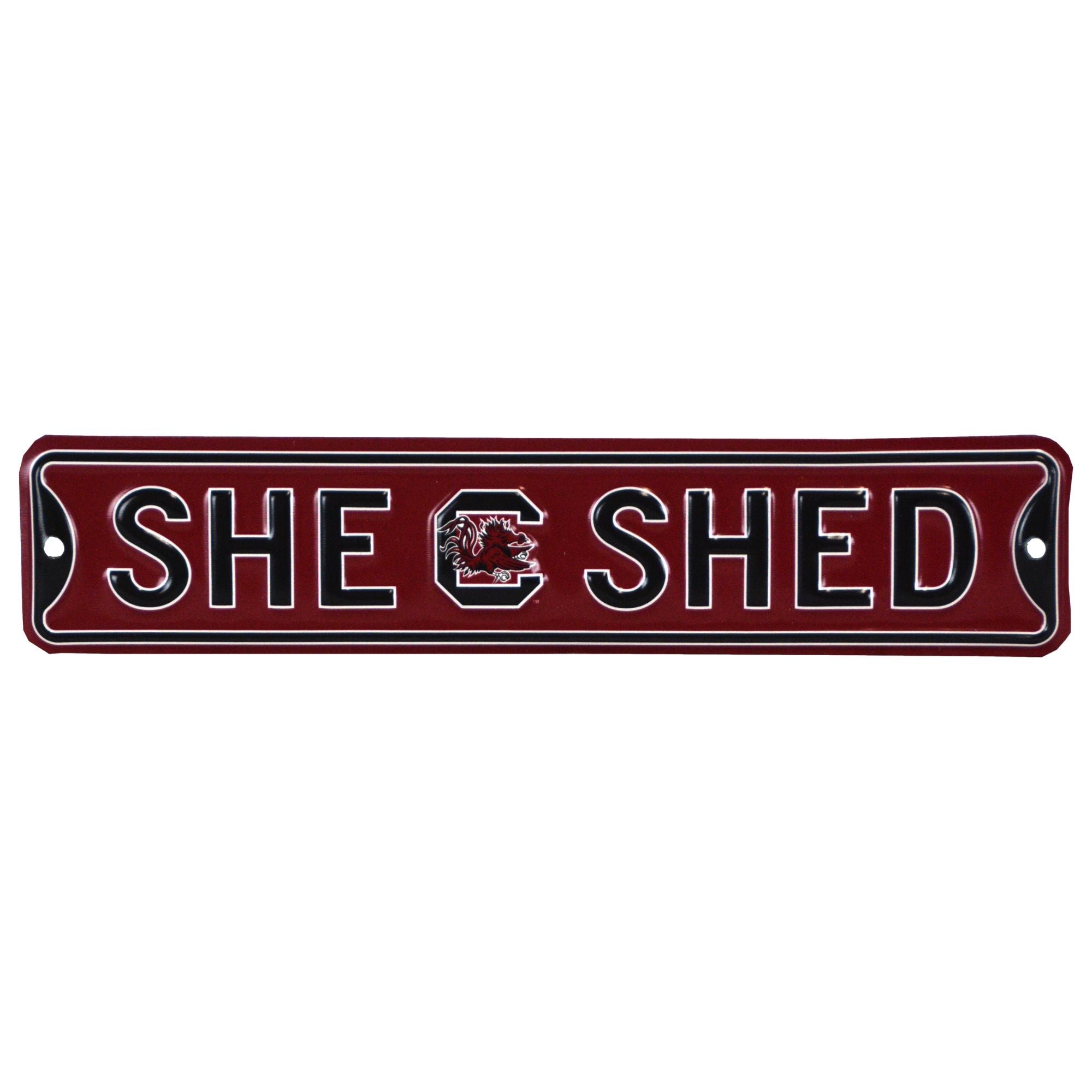 South Carolina Gamecocks - SHE SHED - Steel Street Sign