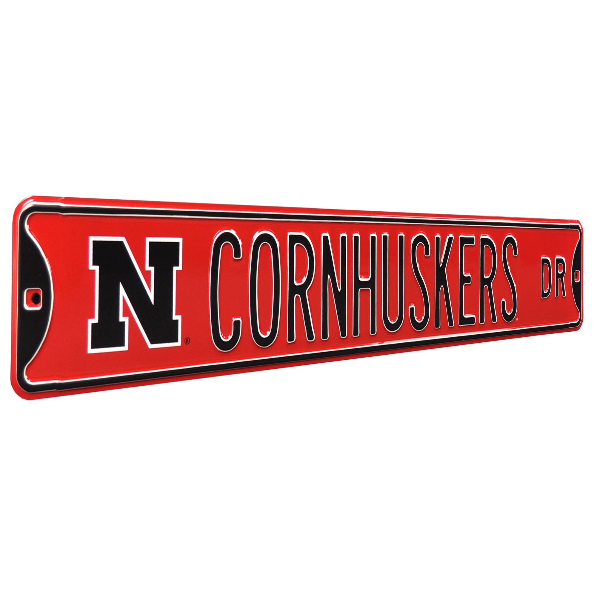 Nebraska Cornhuskers - CORNHUSKERS DR. - Embossed Steel Street Sign