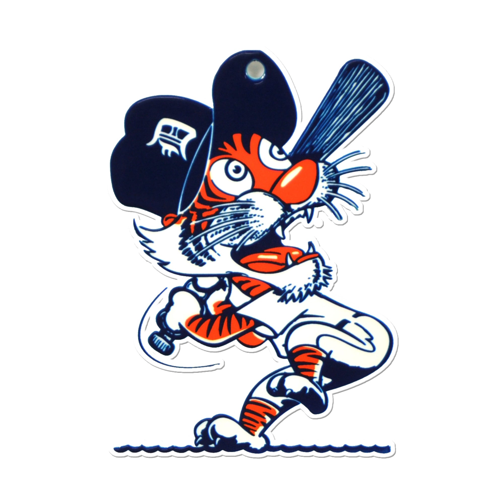 Detroit Tigers - Swinging Kitty Steel Super Magnet