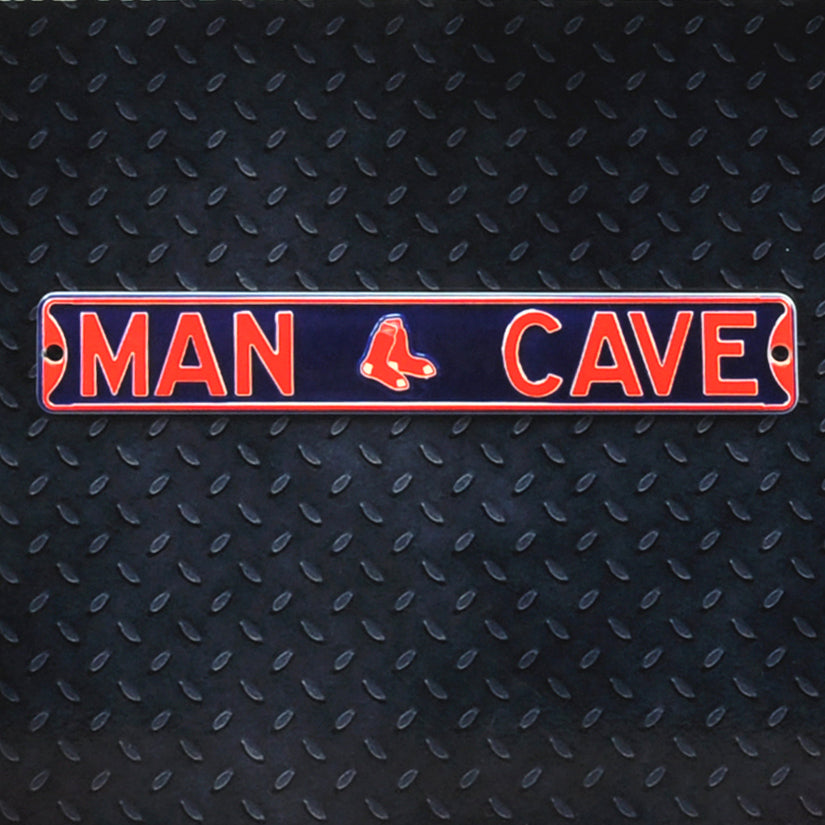 Boston Red Sox - MAN CAVE Steel Super Magnet