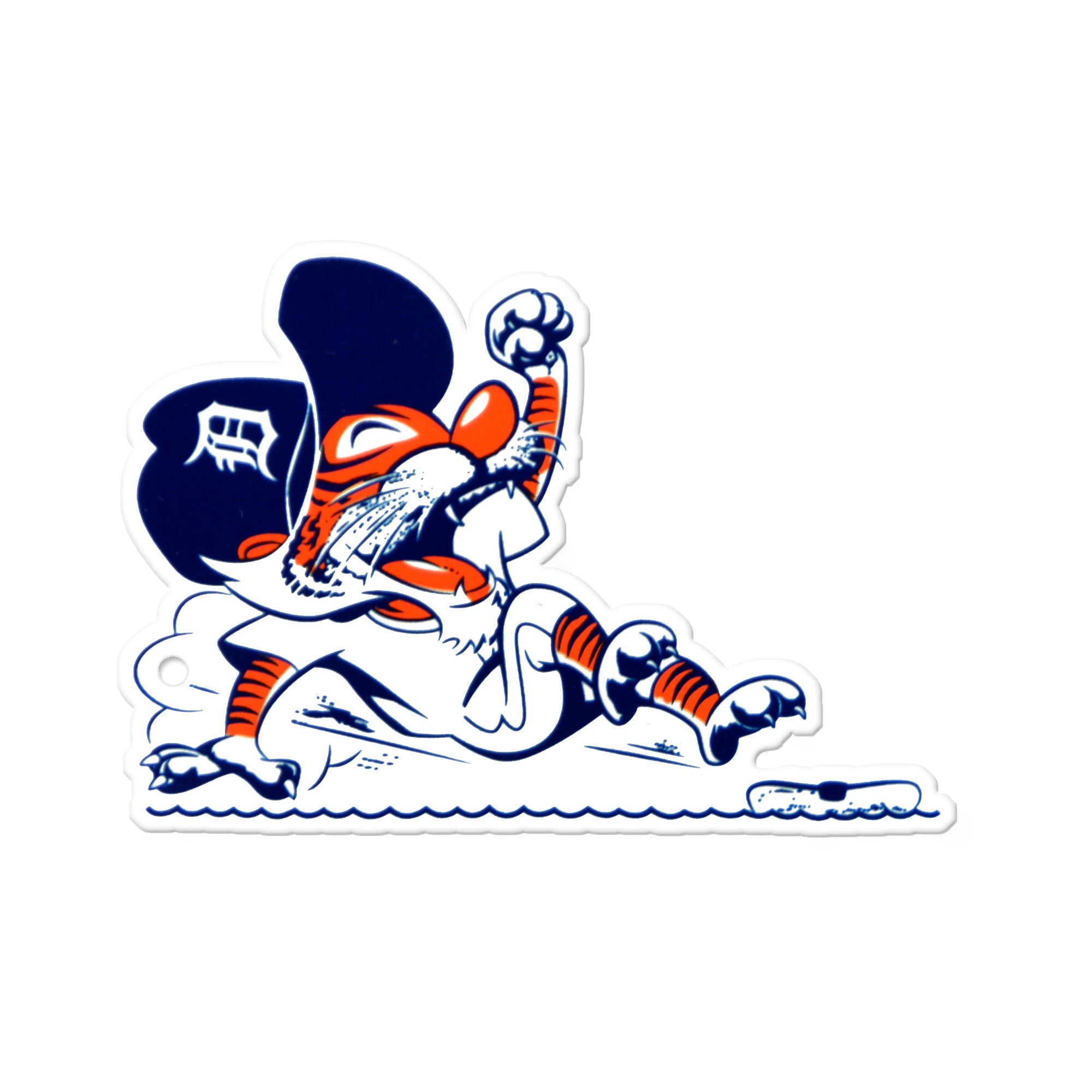 Detroit Tigers - Sliding Kitty Steel Super Magnet