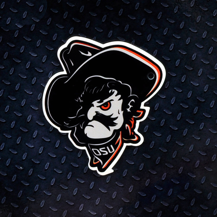 Oklahoma State Cowboys - Shadow Pete Steel Super Magnet