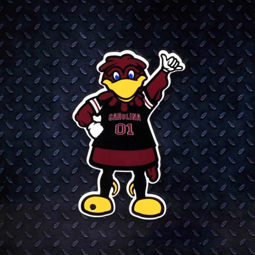 South Carolina Gamecocks - Standing Cocky Steel Super Magnet