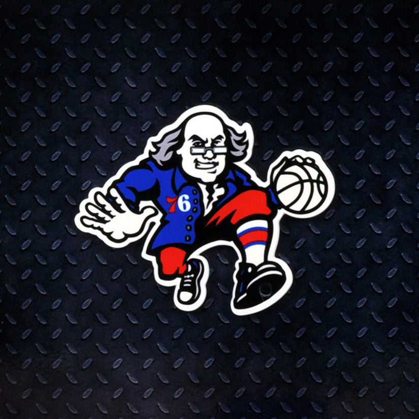 Philadelphia 76ers - Ben Franklin Steel Super Magnet
