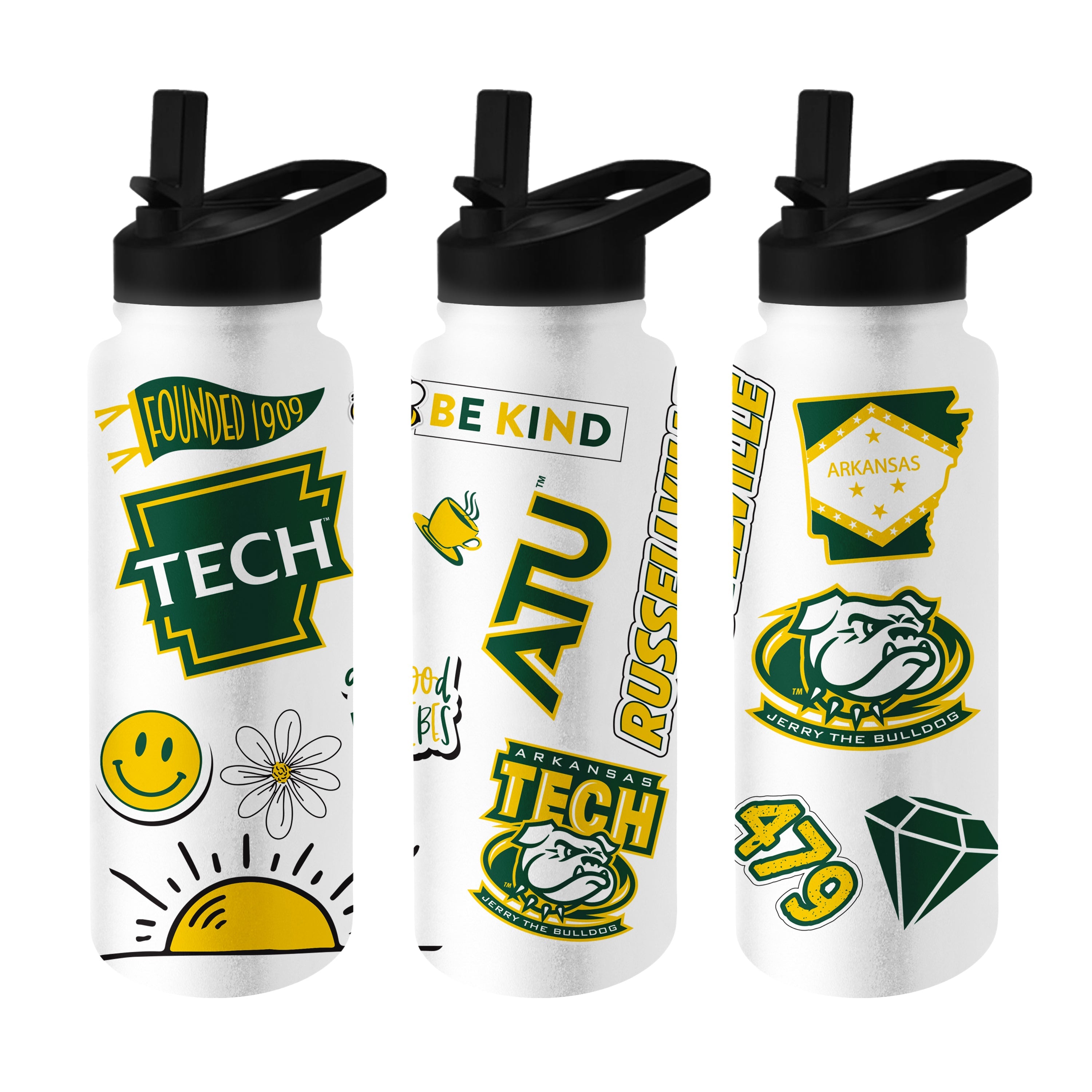 Arkansas Tech 34oz Native Quencher Bottle