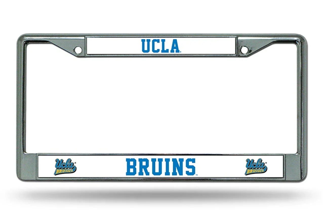 UCLA Bruins License Plate Frame Chrome - 757 Sports Collectibles