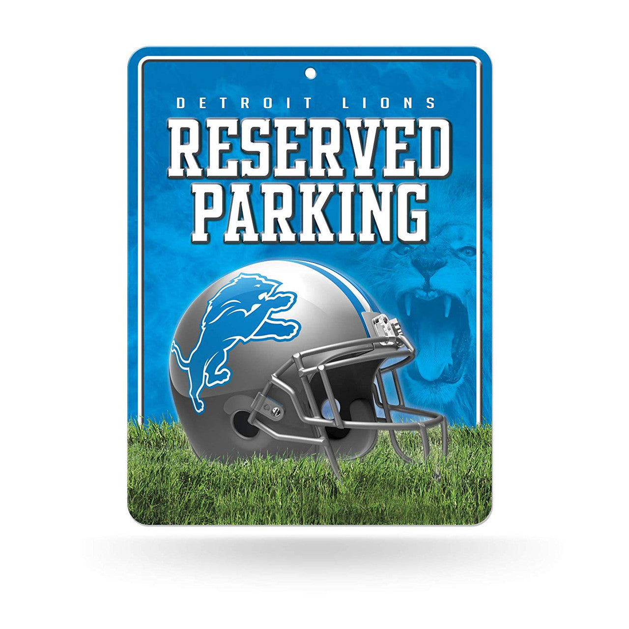 Detroit Lions Sign Metal Parking - Special Order - Sports Collectibles, Sports Memorabilia, Sports Fan Shop, Sports Gifts