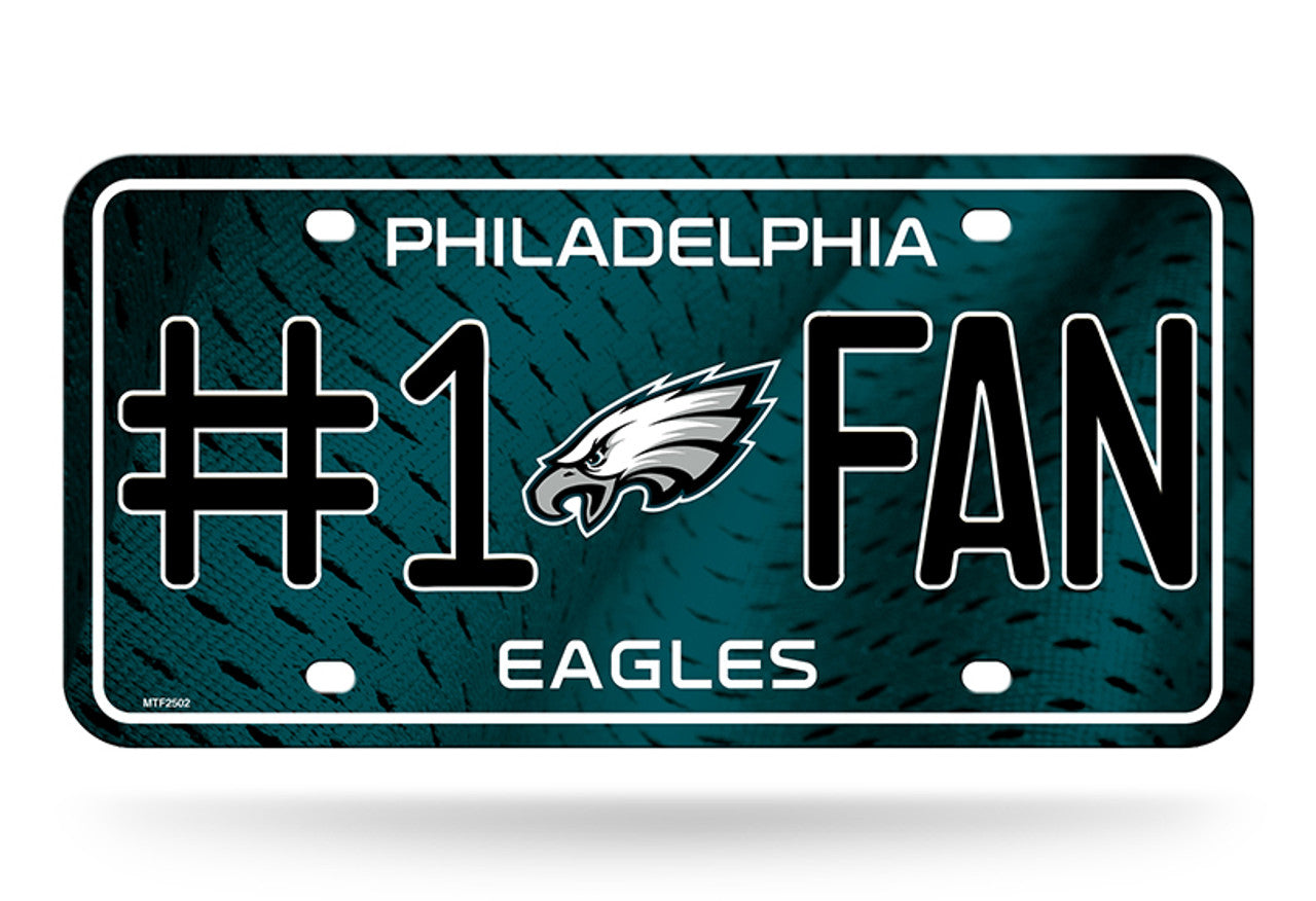 Philadelphia Eagles License Plate #1 Fan - Sports Collectibles, Sports Memorabilia, Sports Fan Shop, Sports Gifts