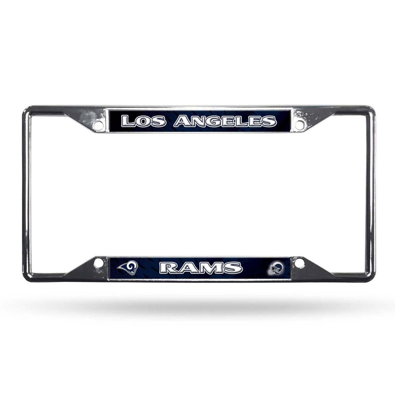 Los Angeles Rams License Plate Frame Chrome EZ View New - Sports Collectibles, Sports Memorabilia, Sports Fan Shop, Sports Gifts