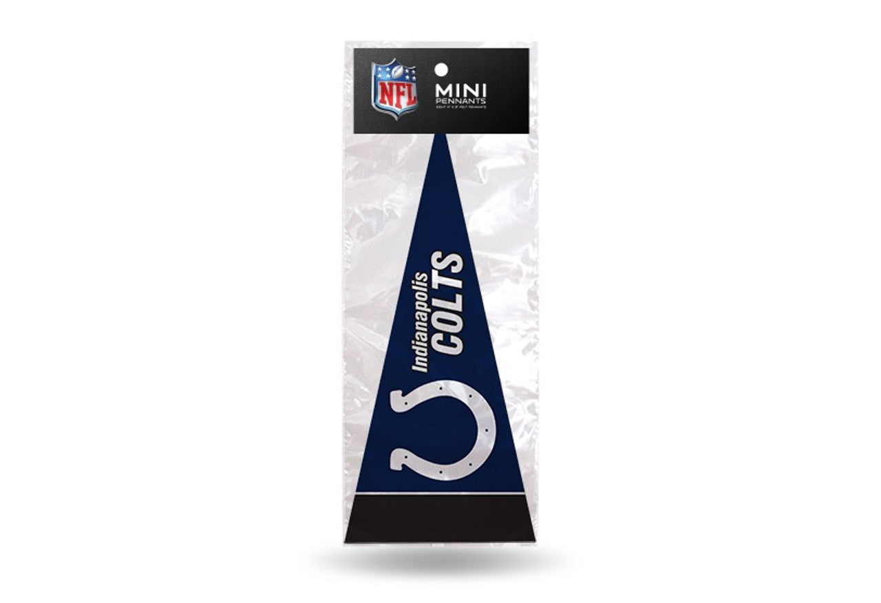 Indianapolis Colts Pennant Set Mini 8 Piece Alternate - Sports Collectibles, Sports Memorabilia, Sports Fan Shop, Sports Gifts