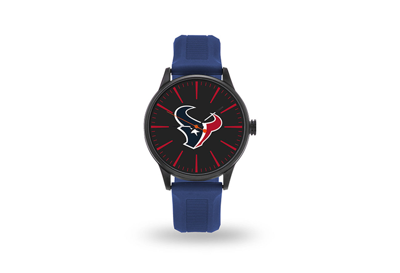 Houston Texans Watch Men's Cheer Style with Navy Watch Band - Sports Collectibles, Sports Memorabilia, Sports Fan Shop, Sports Gifts