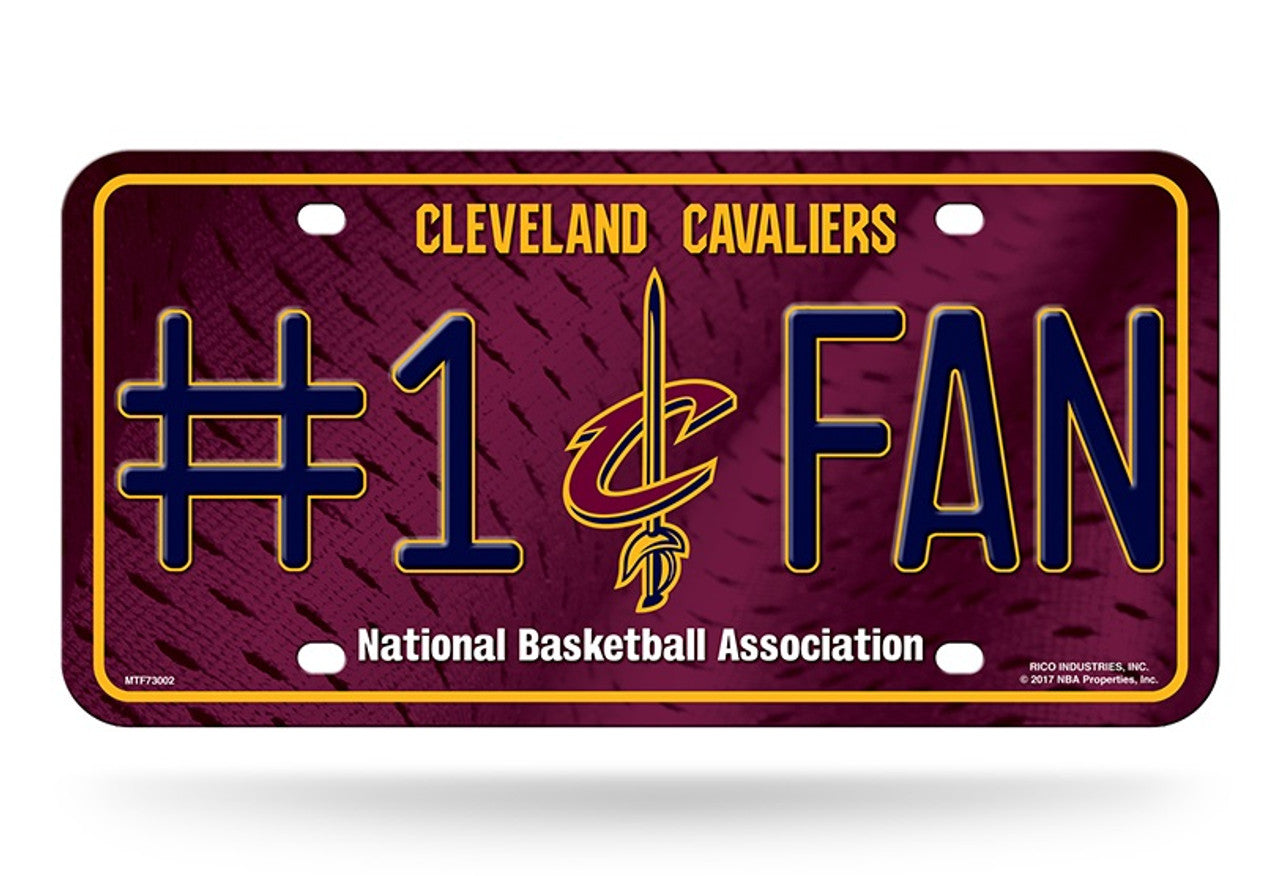 Cleveland Cavaliers License Plate #1 Fan C Logo - Special Order - Sports Collectibles, Sports Memorabilia, Sports Fan Shop, Sports Gifts