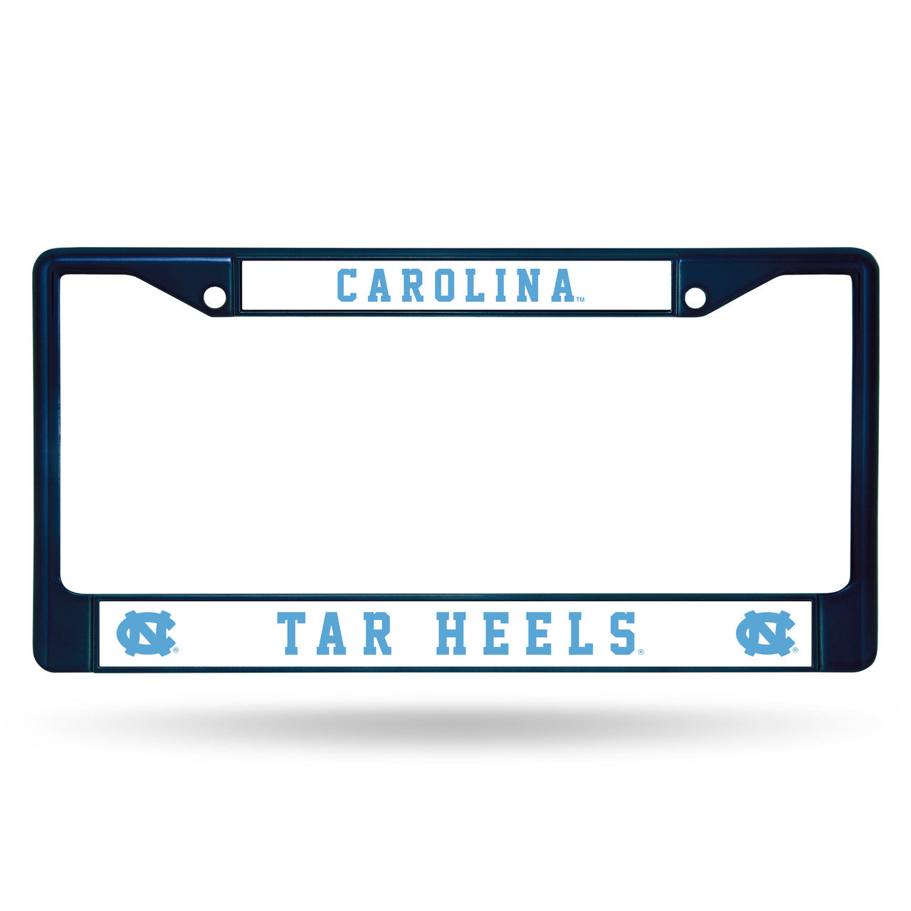 North Carolina Tar Heels License Plate Frame Metal Navy - Sports Collectibles, Sports Memorabilia, Sports Fan Shop, Sports Gifts