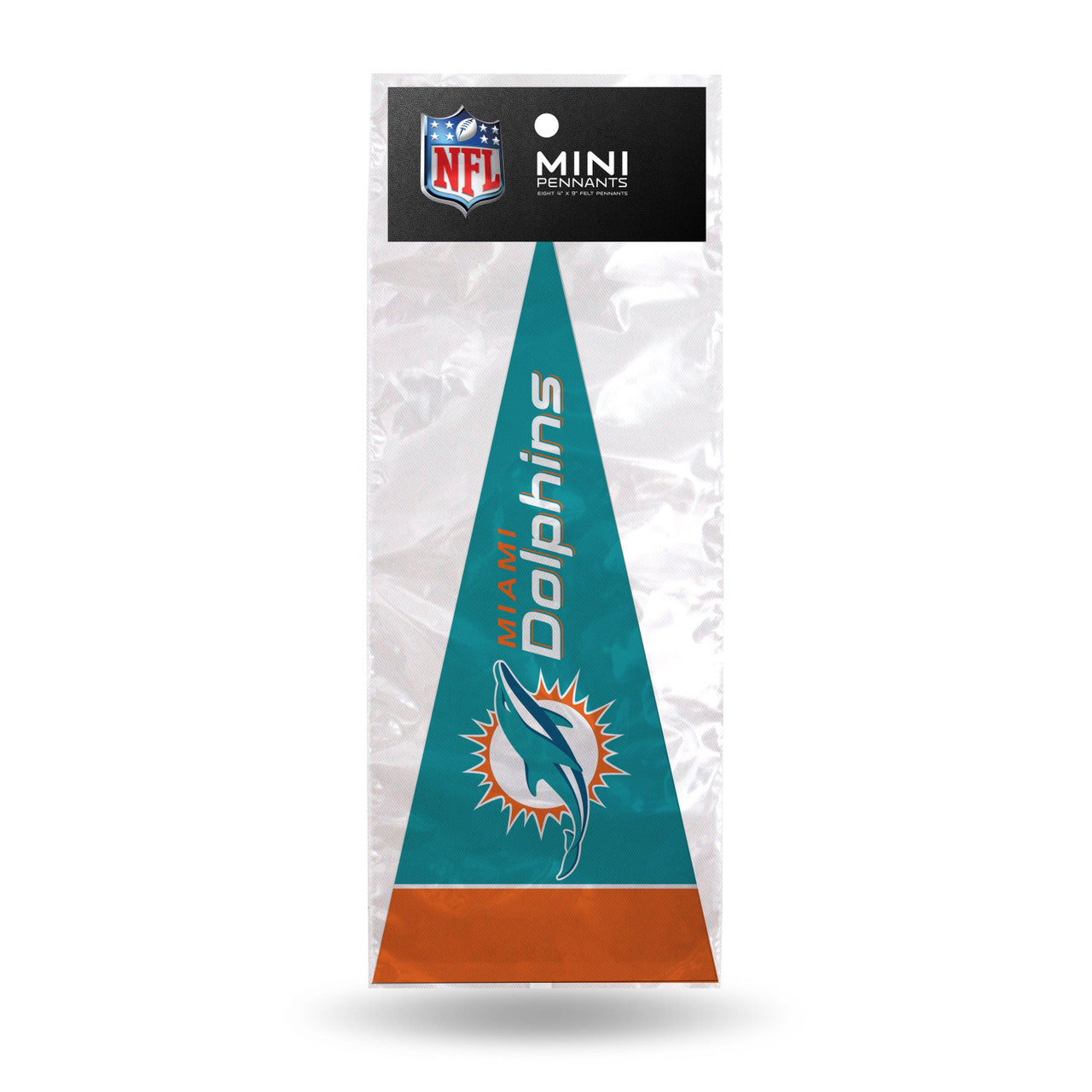 Miami Dolphins Pennant Set Mini 8 Piece Alternate - Sports Collectibles, Sports Memorabilia, Sports Fan Shop, Sports Gifts