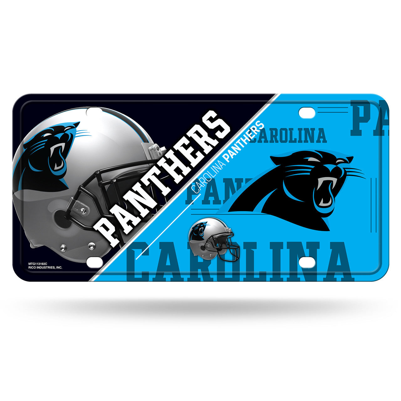 Carolina Panthers License Plate Metal - Sports Collectibles, Sports Memorabilia, Sports Fan Shop, Sports Gifts