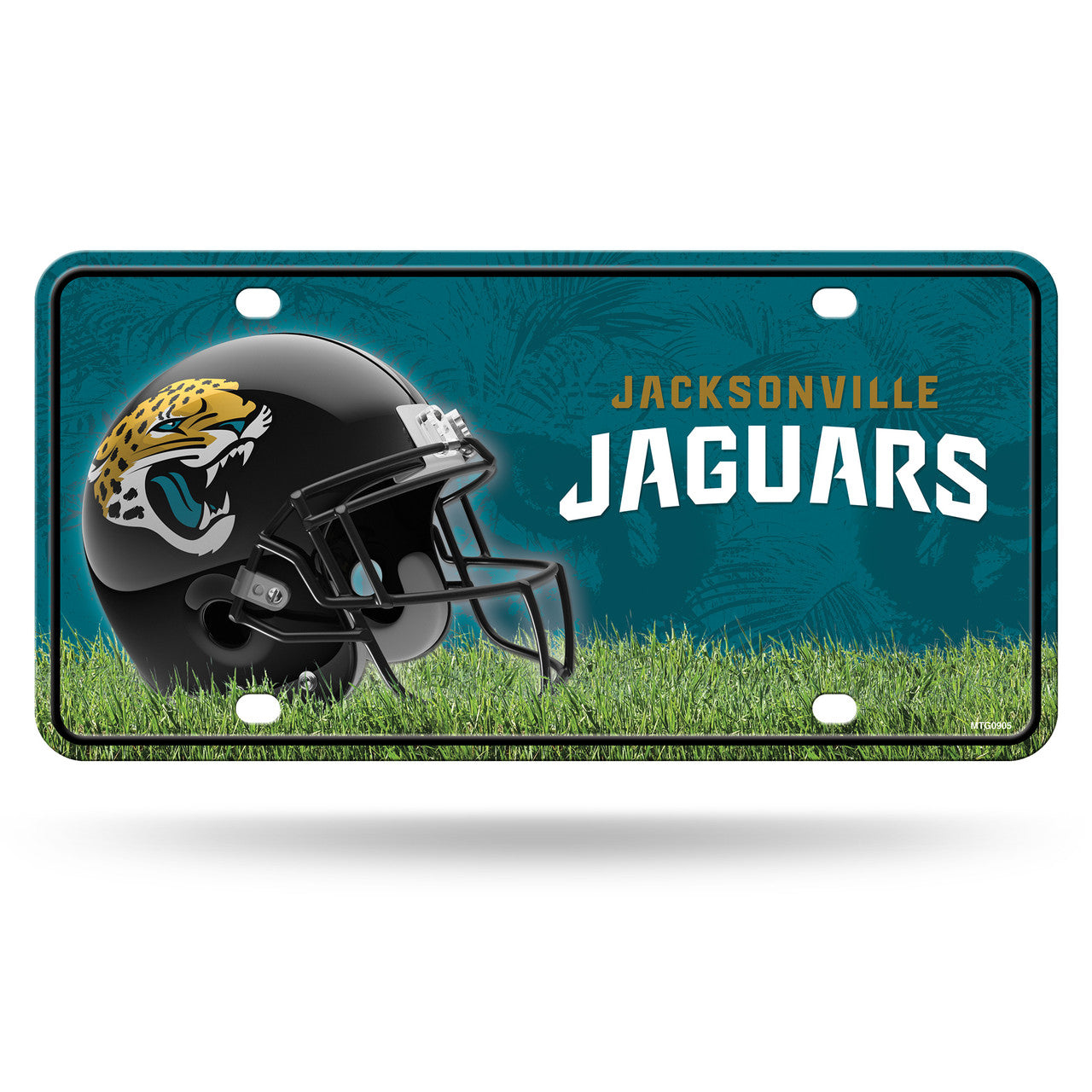Jacksonville Jaguars License Plate #1 Fan Primary Logo - Special Order - Sports Collectibles, Sports Memorabilia, Sports Fan Shop, Sports Gifts