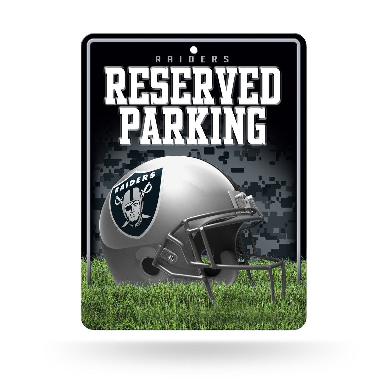 Las Vegas Raiders Sign Metal Parking Alternate - Special Order - Sports Collectibles, Sports Memorabilia, Sports Fan Shop, Sports Gifts