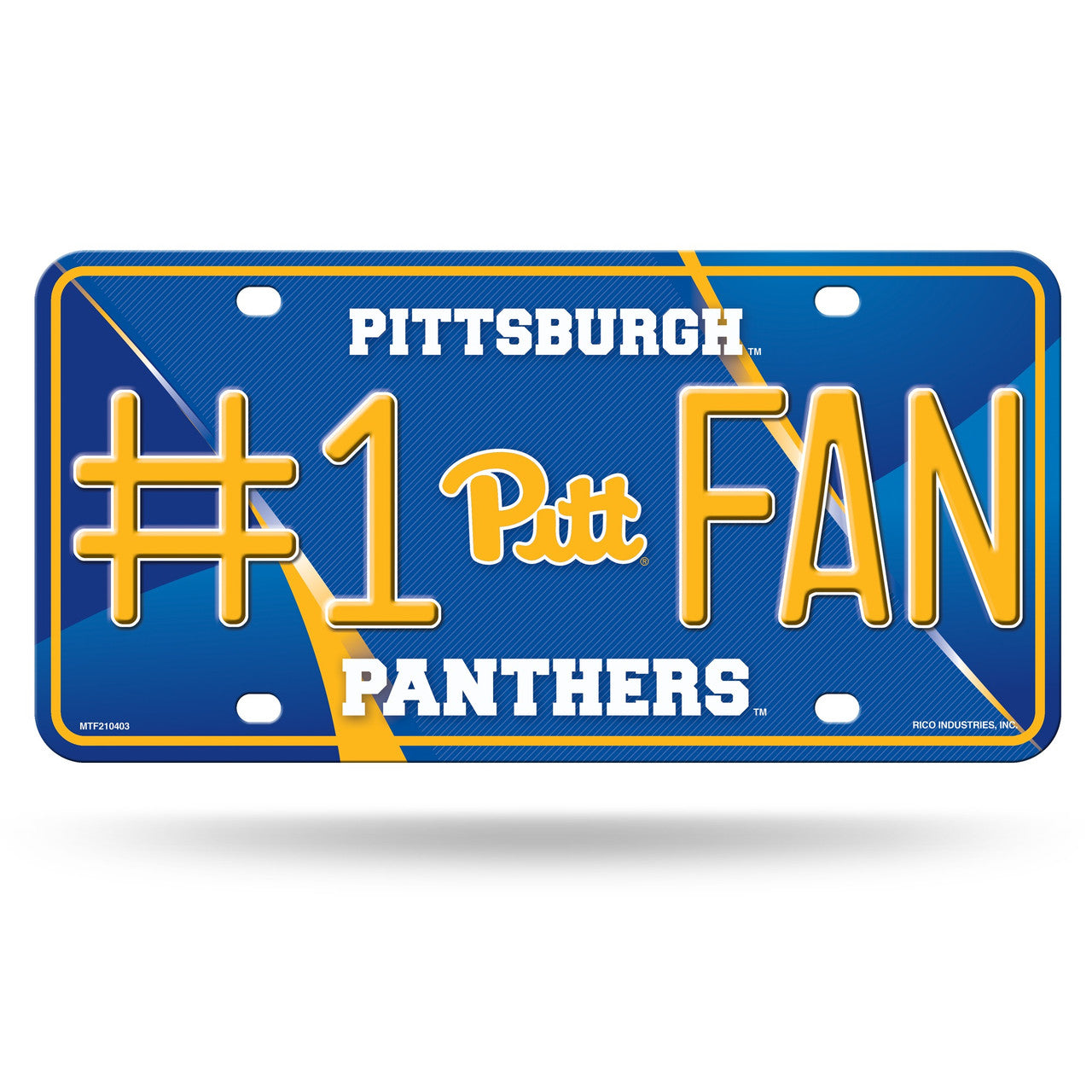 Pittsburgh Panthers License Plate #1 Fan Alternate Design - Sports Collectibles, Sports Memorabilia, Sports Fan Shop, Sports Gifts