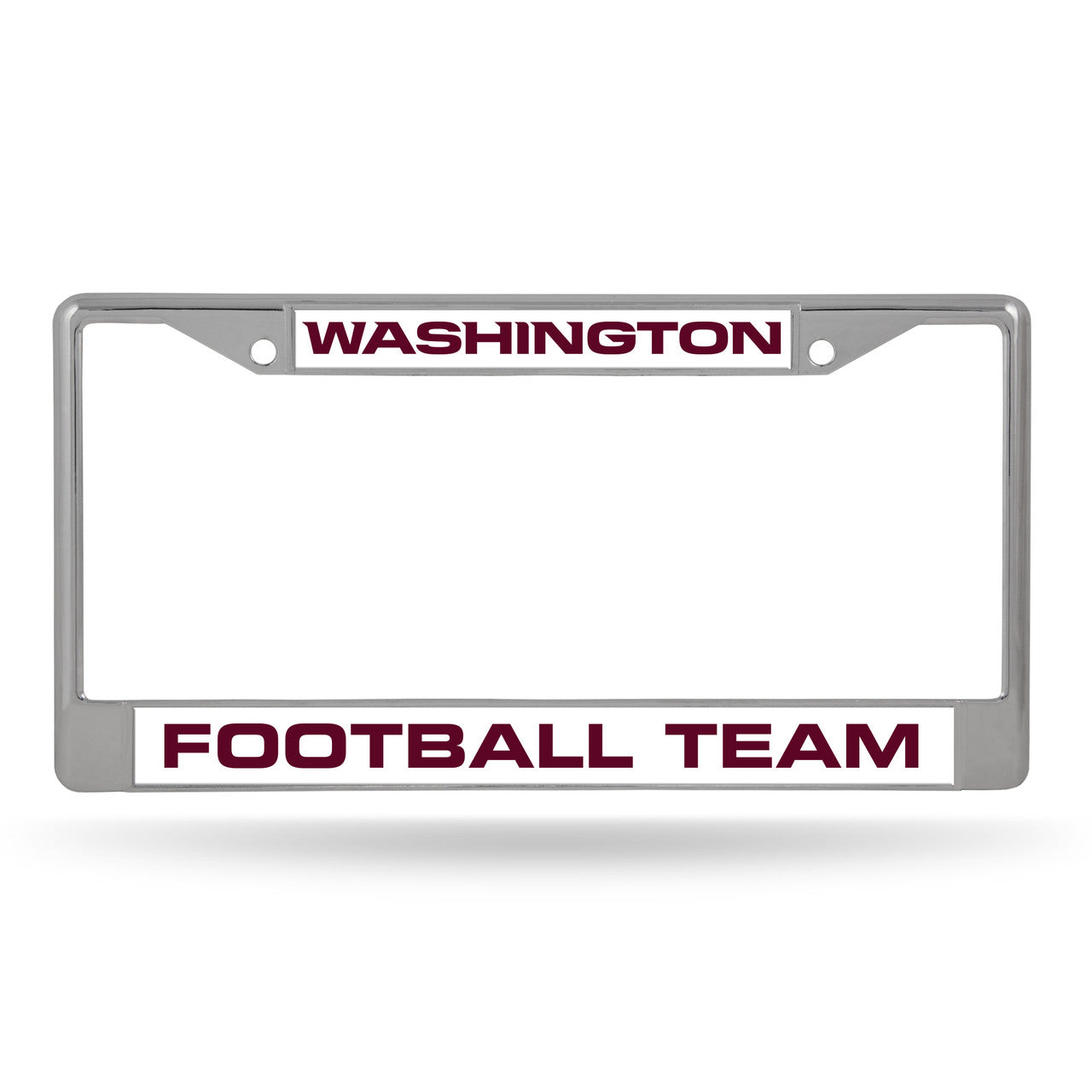 Washington Football Team License Plate Frame Chrome - Sports Collectibles, Sports Memorabilia, Sports Fan Shop, Sports Gifts