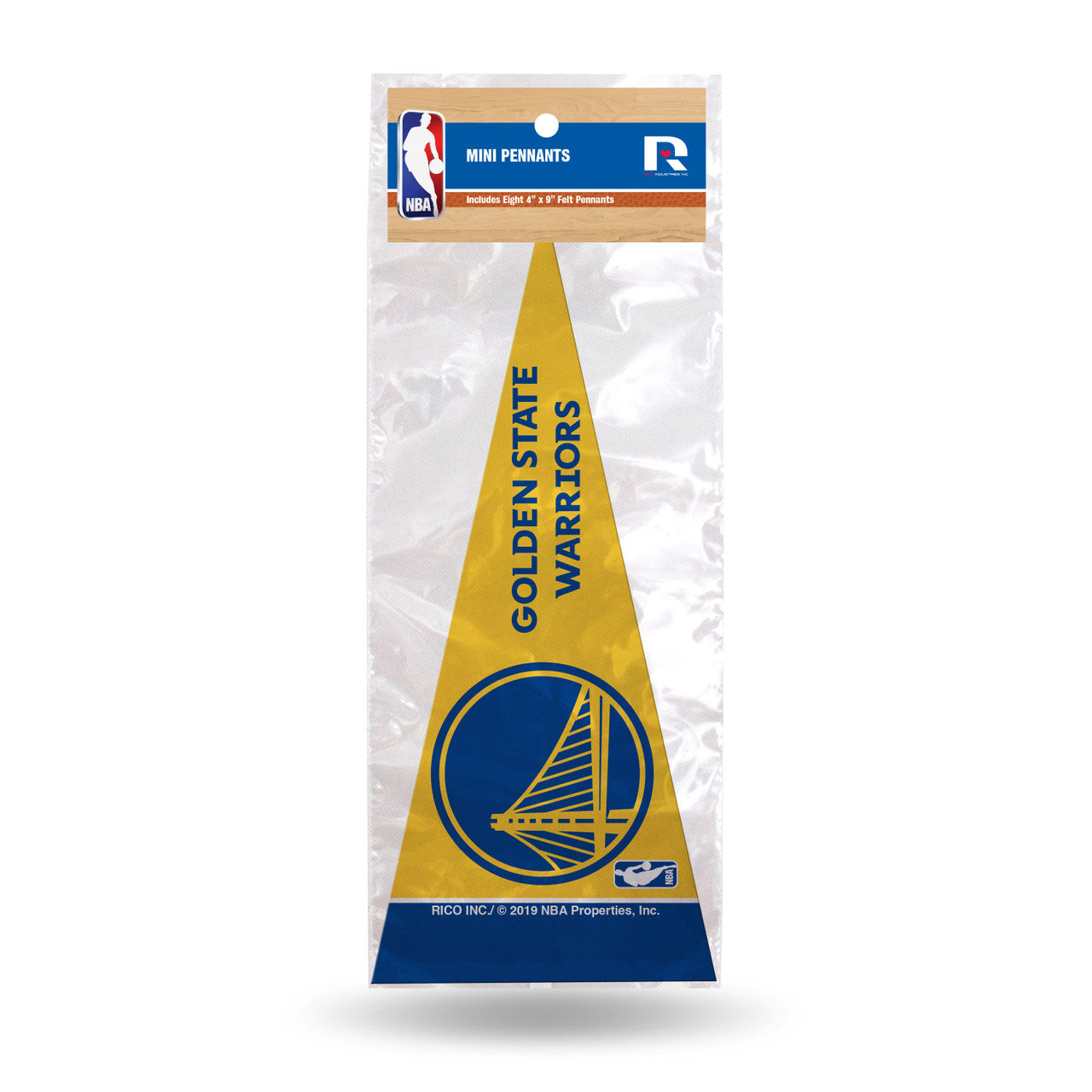 Golden State Warriors Pennant Set Mini 8 Piece Alternate Design - Sports Collectibles, Sports Memorabilia, Sports Fan Shop, Sports Gifts