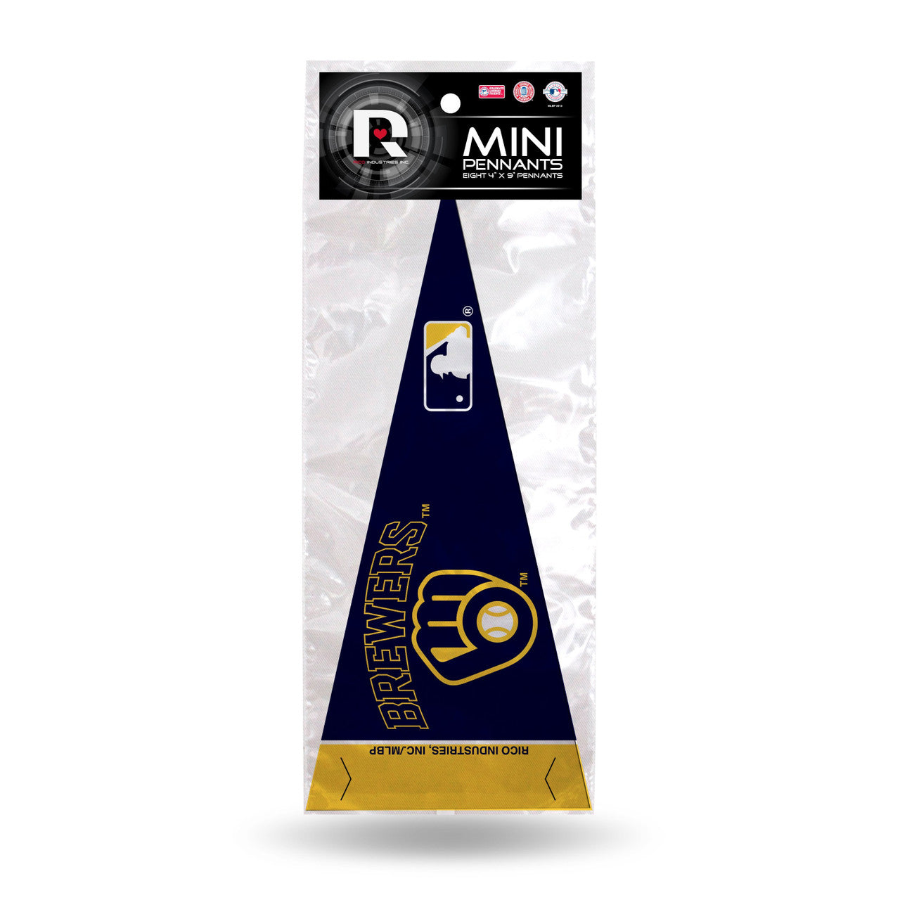 Milwaukee Brewers Pennant Set Mini 8 Piece - Sports Collectibles, Sports Memorabilia, Sports Fan Shop, Sports Gifts