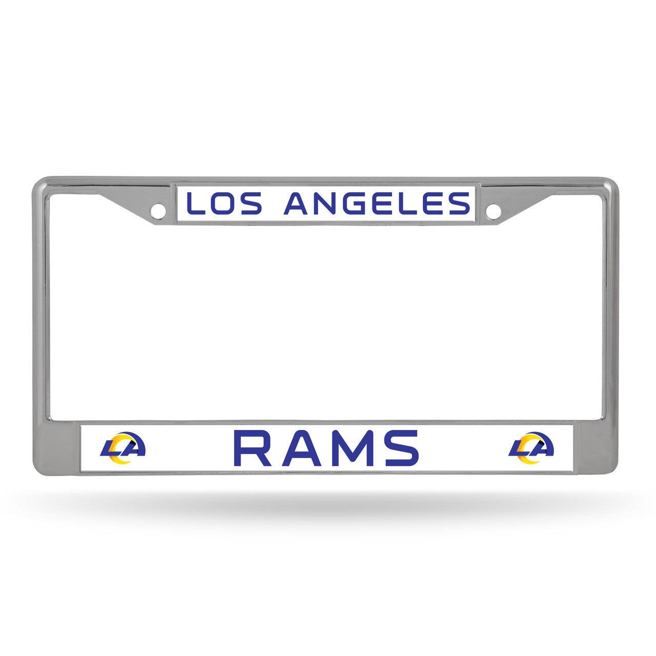 Los Angeles Rams License Plate Frame Chrome - Sports Collectibles, Sports Memorabilia, Sports Fan Shop, Sports Gifts