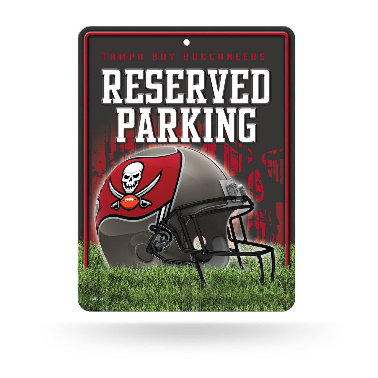 Tampa Bay Buccaneers Metal Parking Sign - Sports Collectibles, Sports Memorabilia, Sports Fan Shop, Sports Gifts