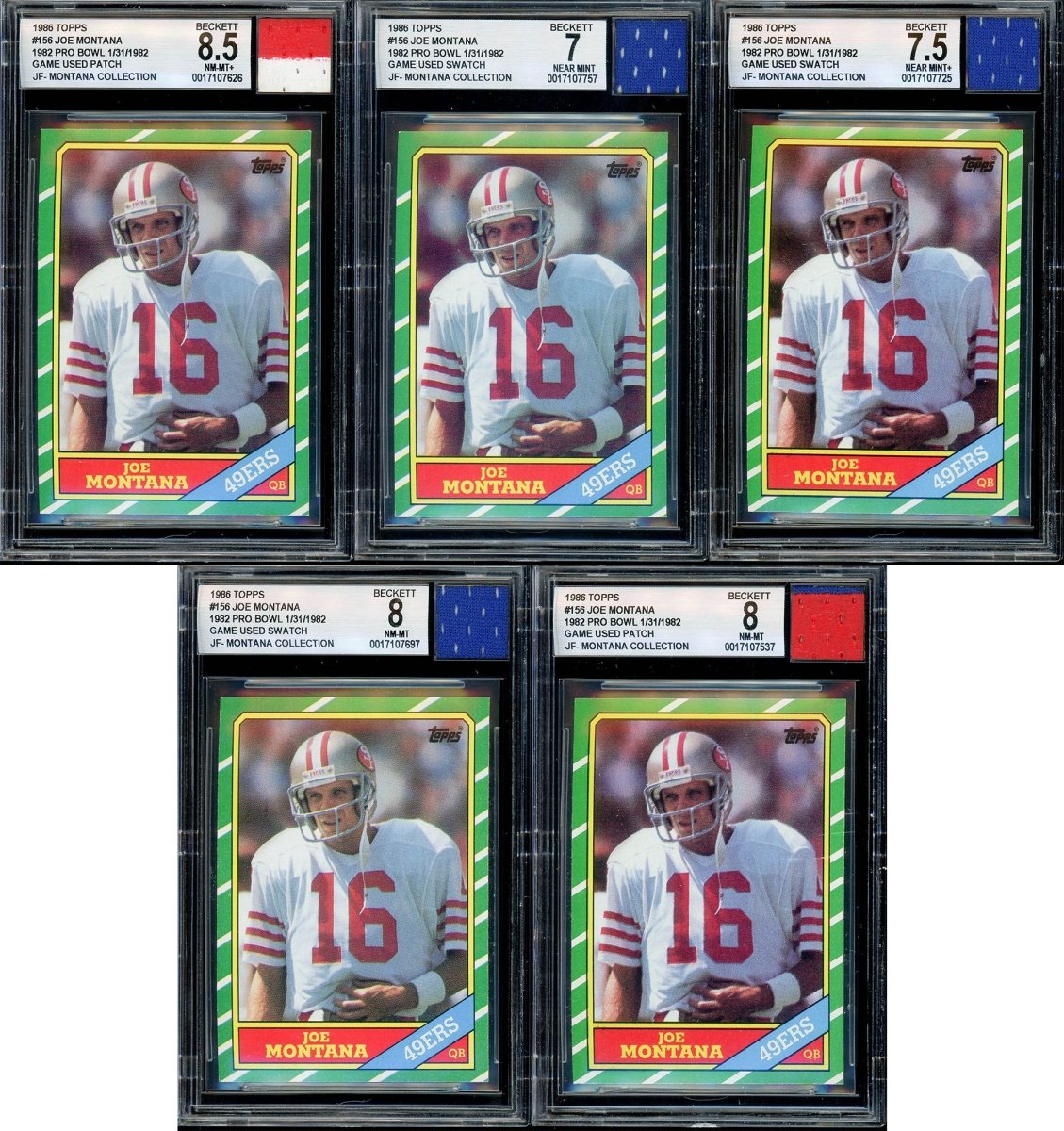 “Montana Collection" – BGS/BAS Graded Cards & Autographs of Joe Montana – (1) Card Per Box - Sports Gifts, Sports Memorabilia, Sports Collectibles, Fan Shop