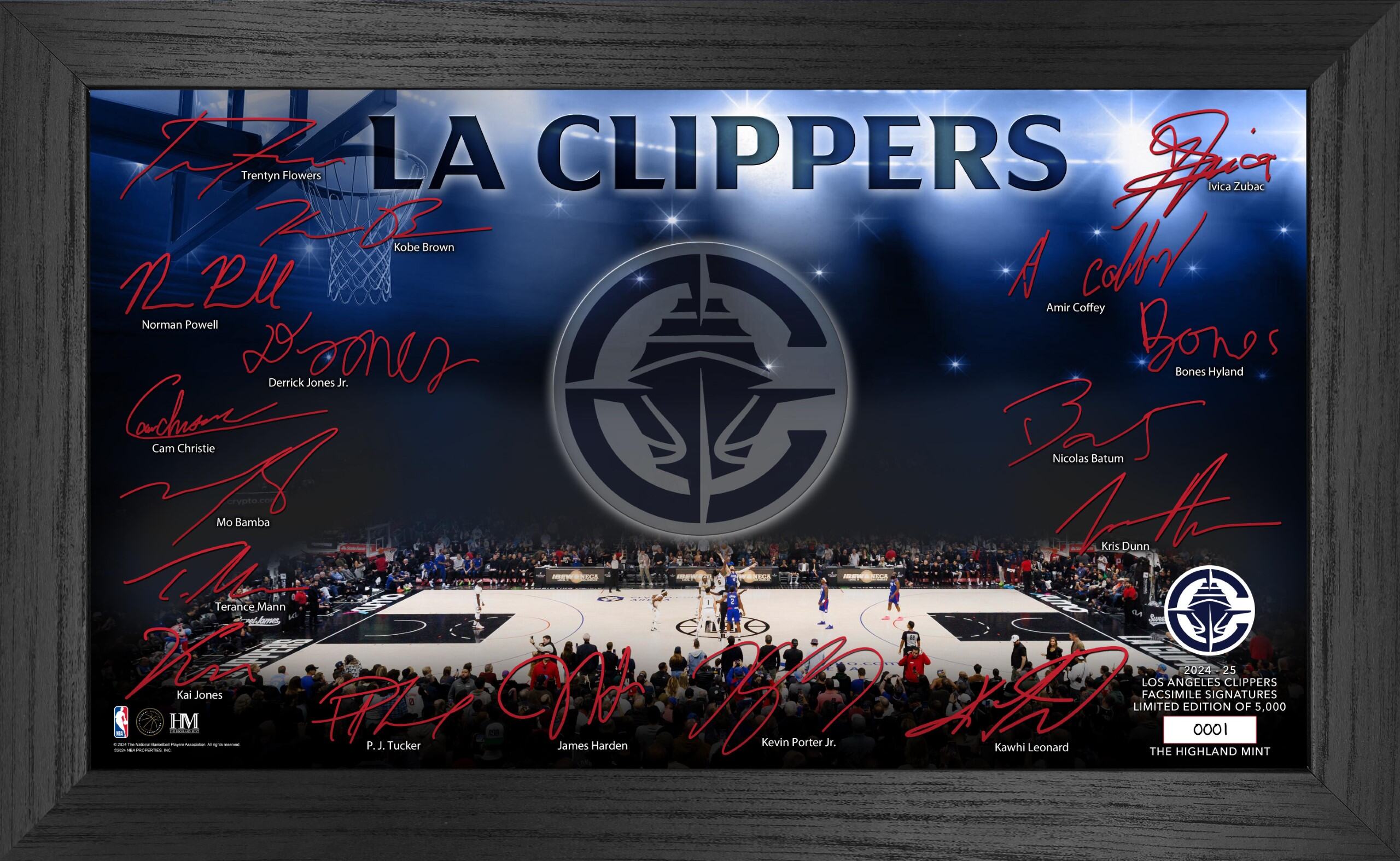 LA Clippers 2024-25 Signature Court - Sports Collectibles, Sports Memorabilia, Sports Fan Shop, Sports Gifts
