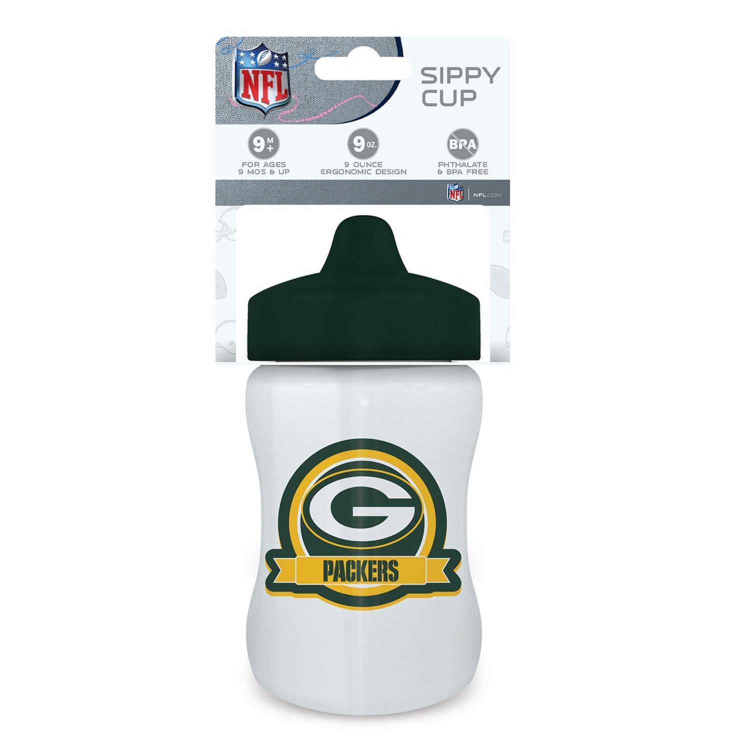Green Bay Packers Sippy Cup - 757 Sports Collectibles