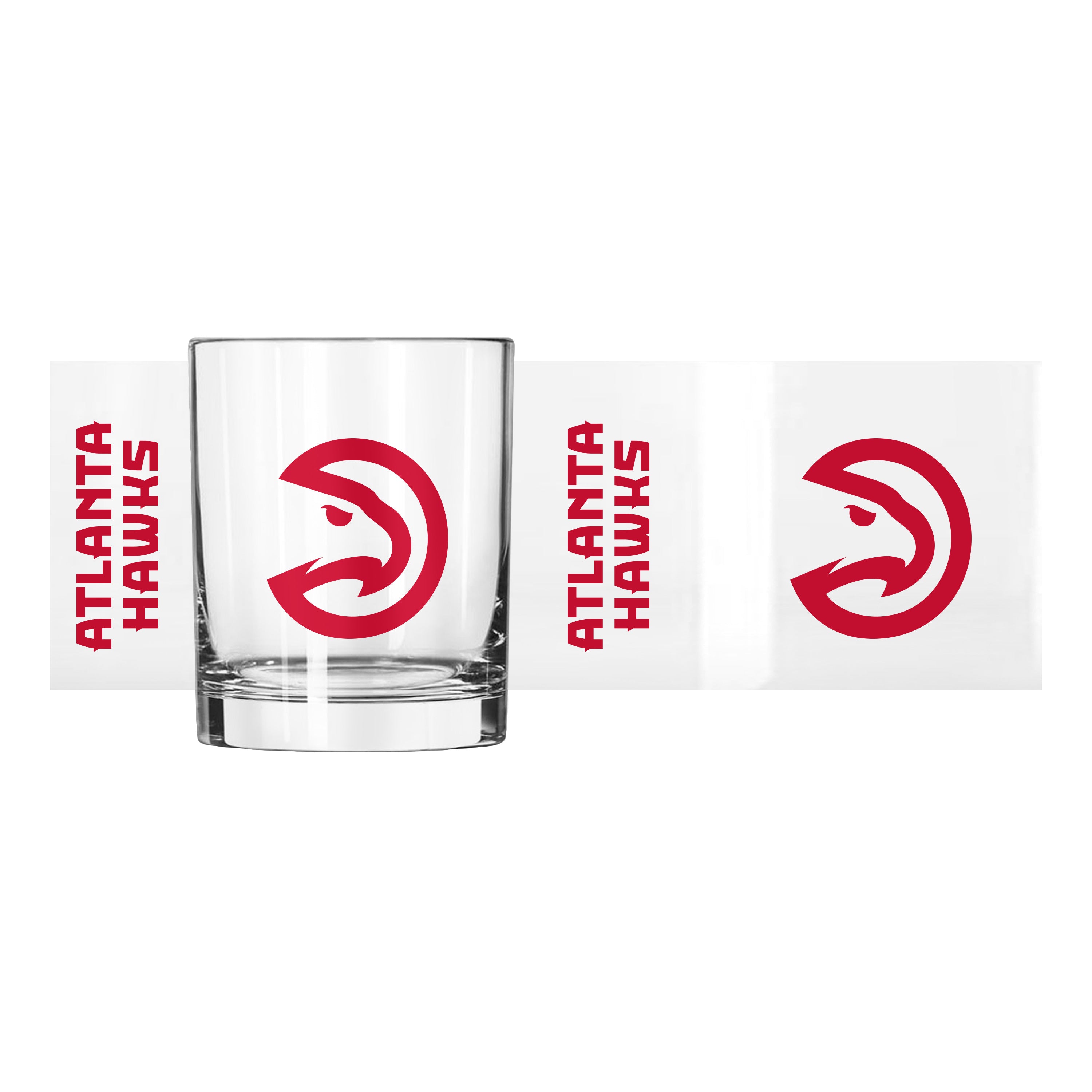 Atlanta Hawks 14oz Gameday Rocks Glass - Sports Gifts, Sports Memorabilia, Sports Collectibles, Fan Shop