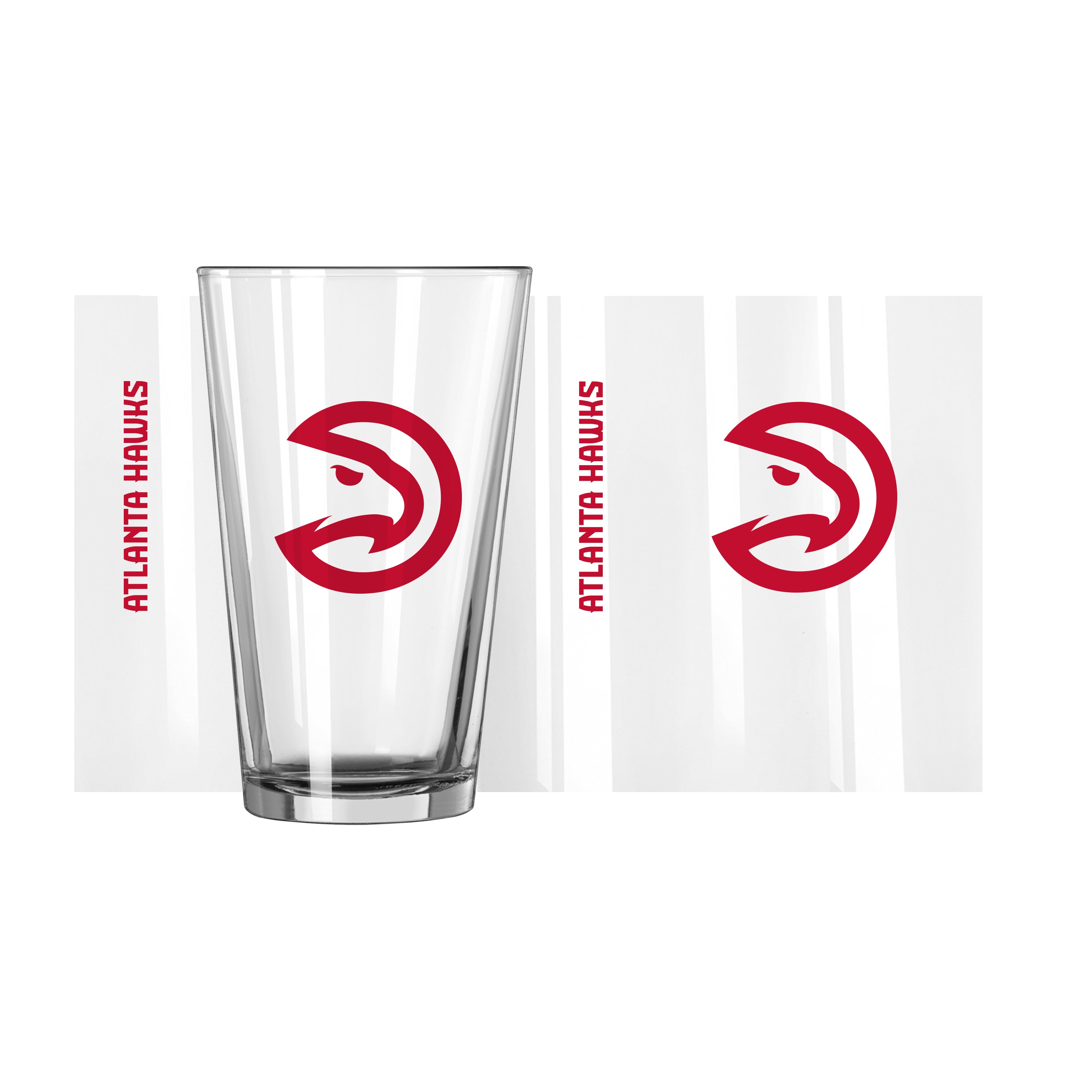 Atlanta Hawks 16oz Gameday Pint Glass - Sports Gifts, Sports Memorabilia, Sports Collectibles, Fan Shop