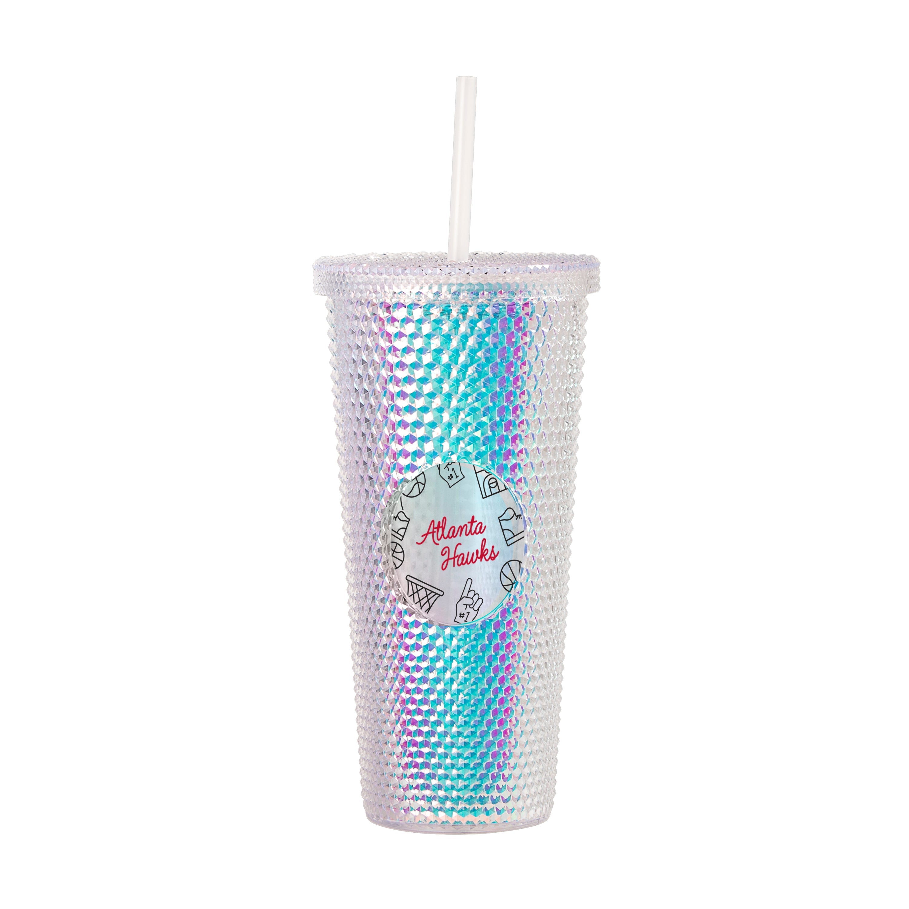 Atlanta Hawks 24oz Playmaker Iridescent Stud Tumbler