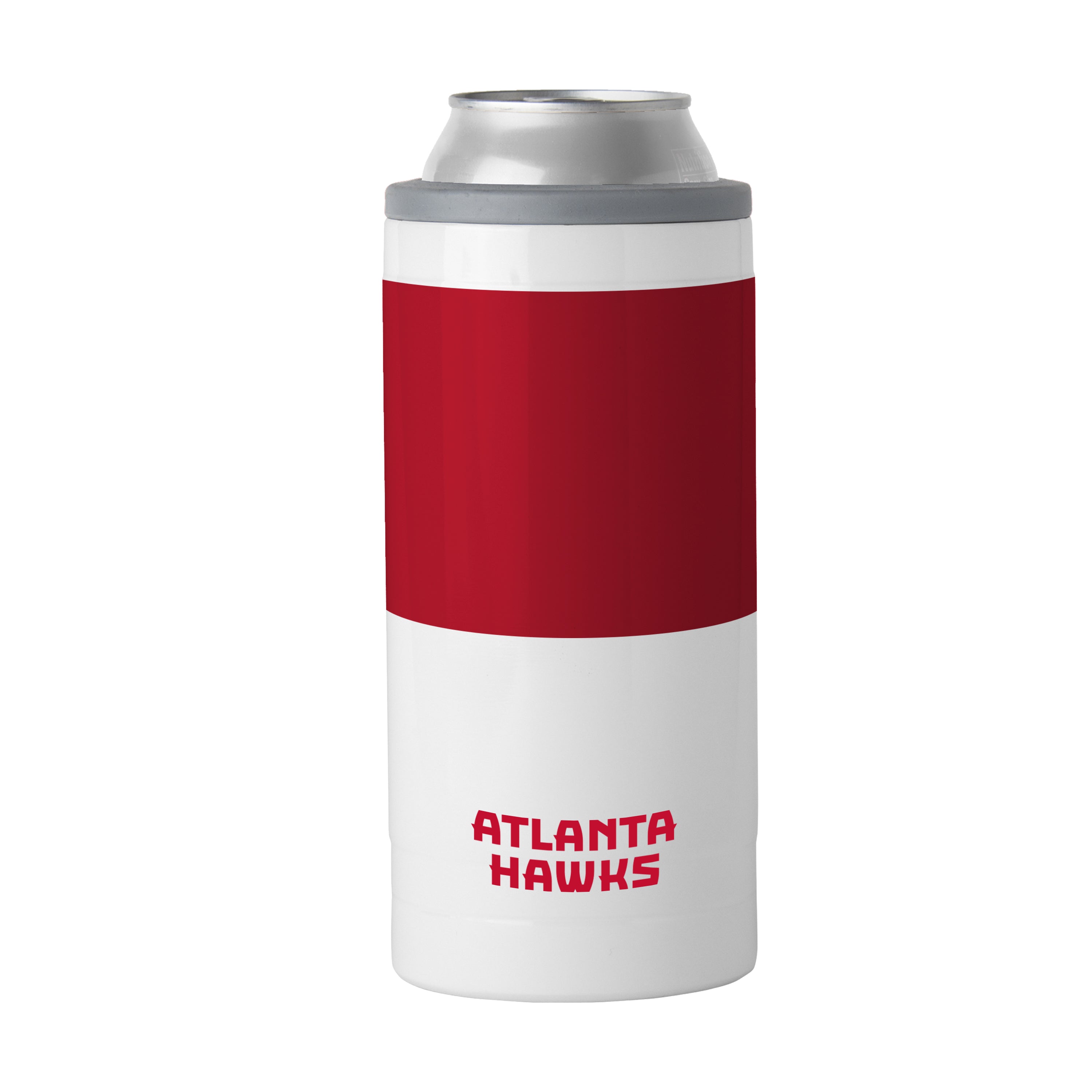 Atlanta Hawks 12oz Colorblock Slim Can Coolie - Sports Gifts, Sports Memorabilia, Sports Collectibles, Fan Shop