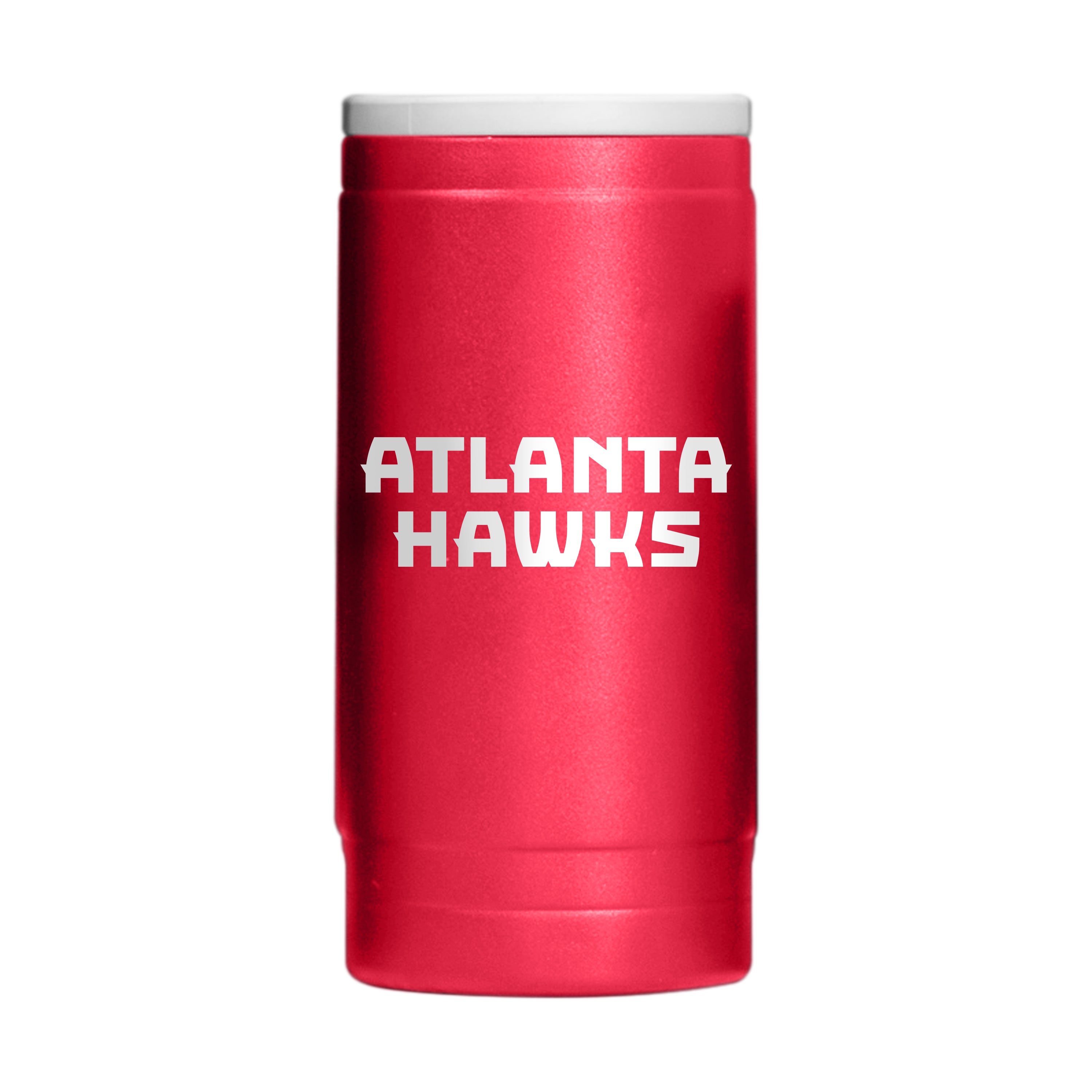 Atlanta Hawks 12oz Flipside Powder Coat Slim Can Coolie - Sports Gifts, Sports Memorabilia, Sports Collectibles, Fan Shop